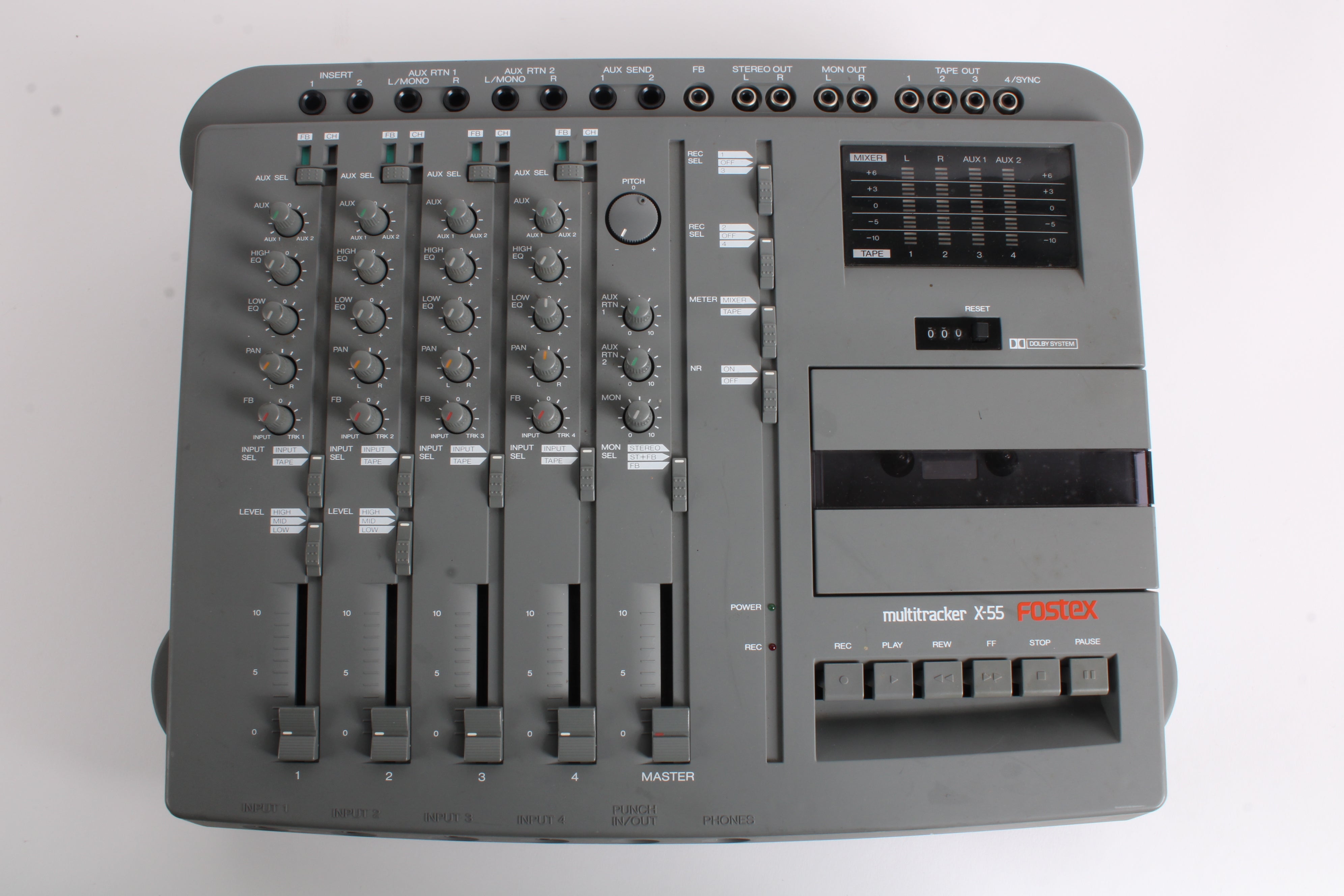 Fostex X-55 Track Multitracker Recorder Mixer - AS IS – NTC Tech
