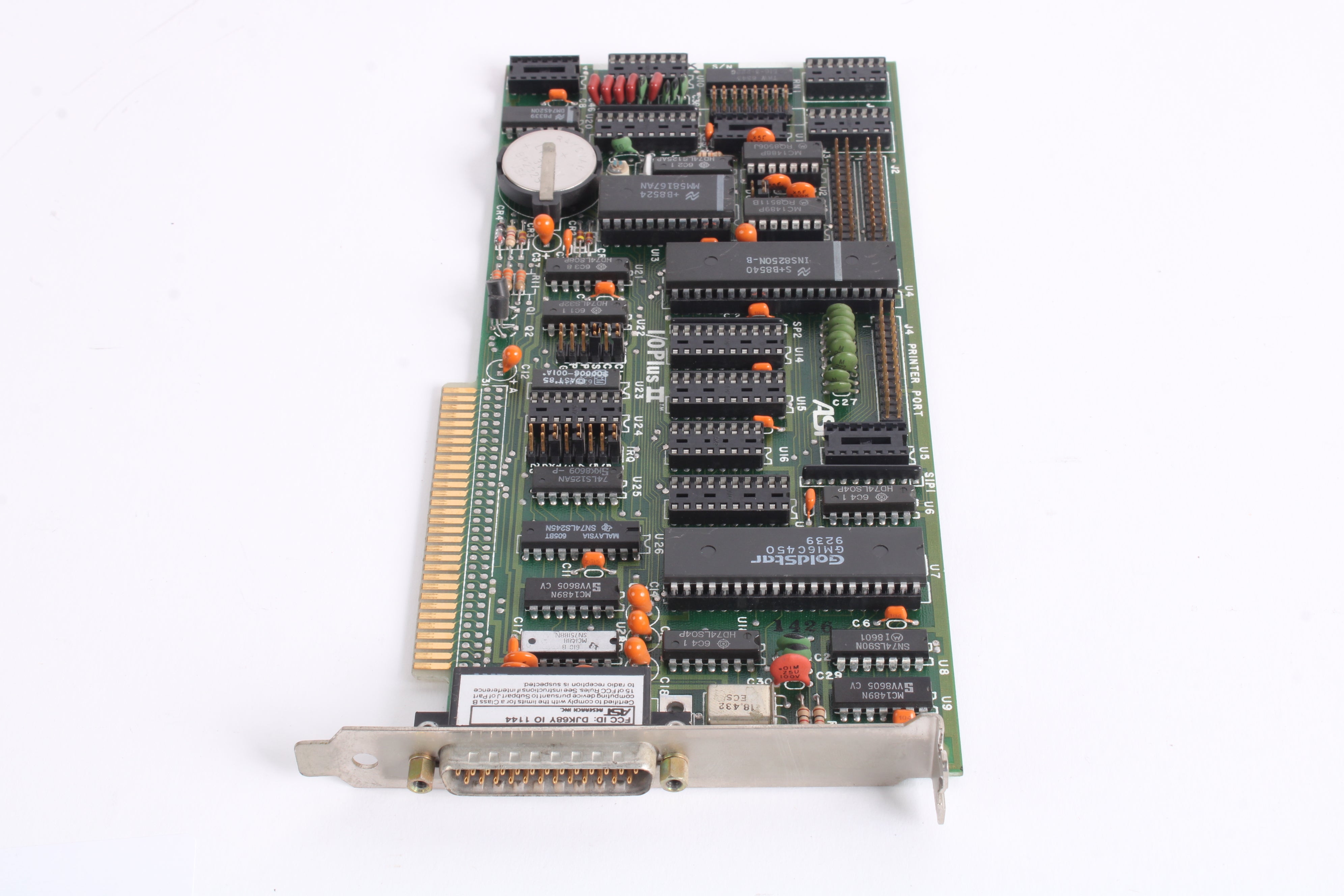 AST Research I/O Plus II Serial/Parallel/Gameport 8-Bit ISA Card - Vin ...