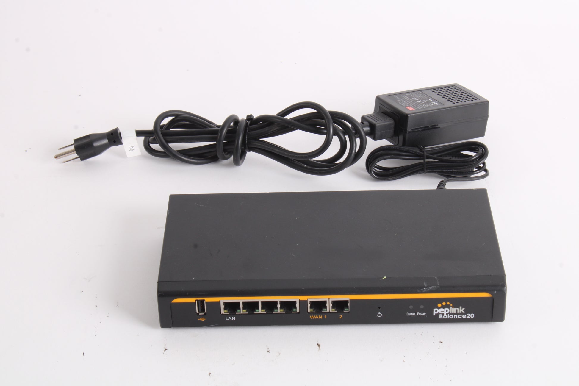 Peplink Balance 20 Dual-WAN Router BPL-021 With Power Supply and Cord ...