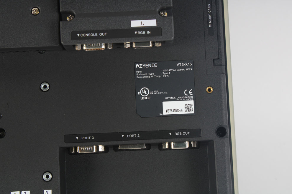 Keyence VT3-X15 Touch Panel Display – NTC Tech