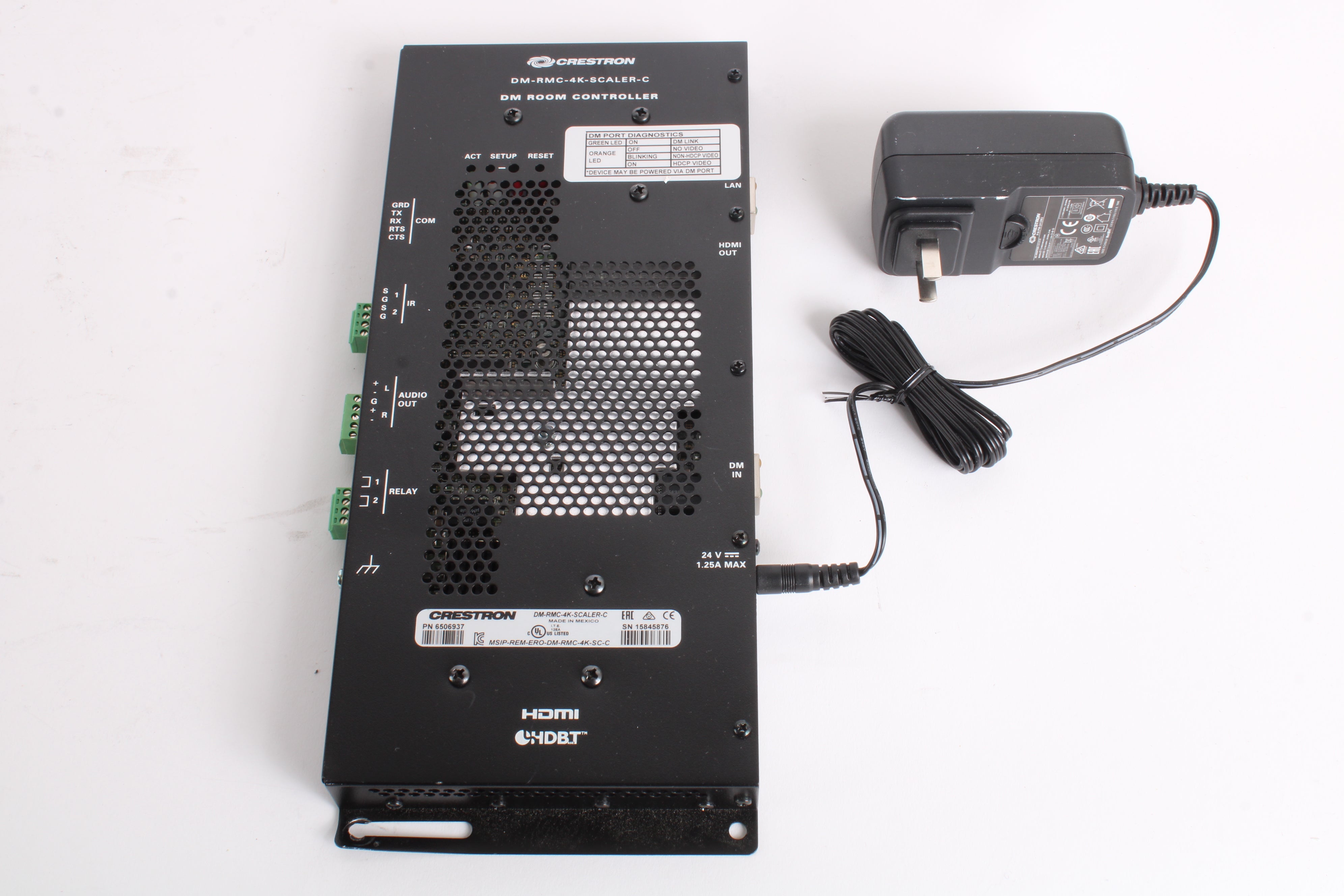 Rmc Controller Crestron DM-RMC-4K-Scaler-C DM Room Controller 6506937 With Power Supp ...