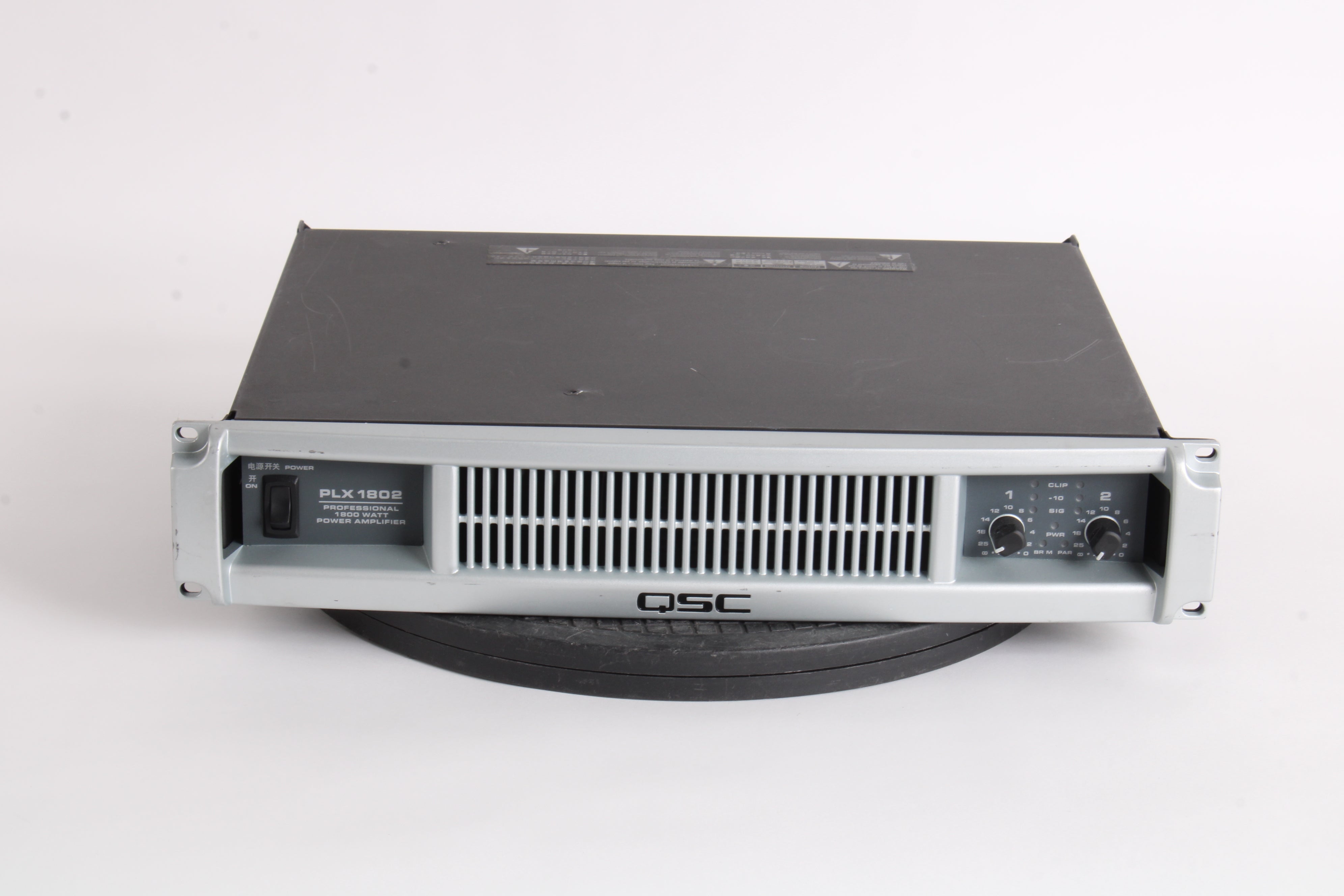 QSC PLX 1802 Professional 1800 WATT Power Amplifier - AS IS For