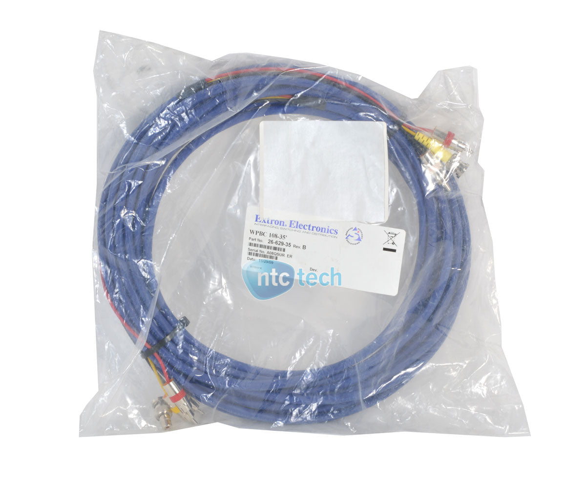 Extron WPBC 108-35' One Pre-Terminated Cable for WPB 108 Wallplate 26 ...