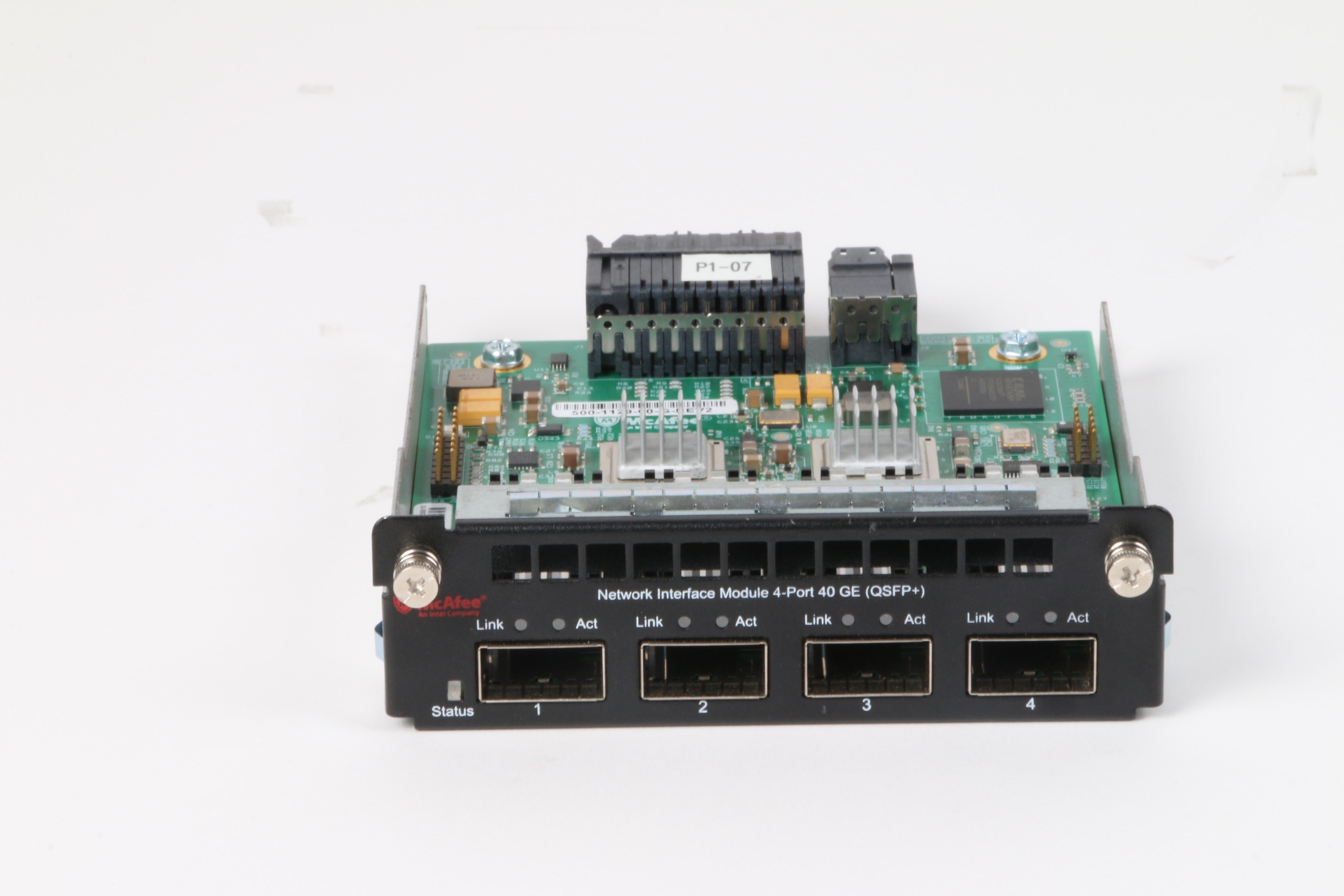 McAfee Network Interface Module 4-Port 40 GE (QSFP+) – NTC Tech