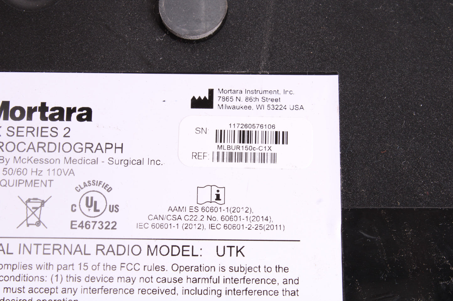 Mortara ELI 150c Series 2 EKG/ECG Machine W/ Optional Internal Radio M