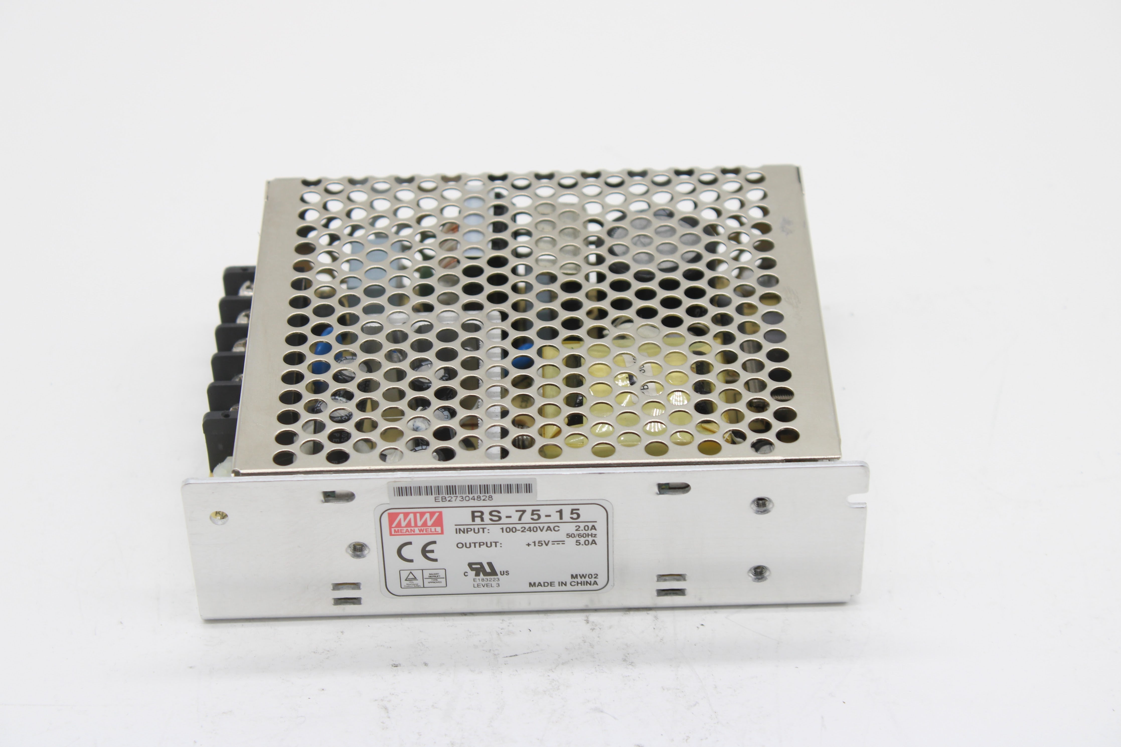 MW MEAN WELL RS-25-15 Alimentatore CV 25W 15V 1,7A IP20 Input 220V e 110V MW MEAN WELL RS-25-15 Alimentatore CV 25W 15V 1,7A IP20 Input 220V e 110V