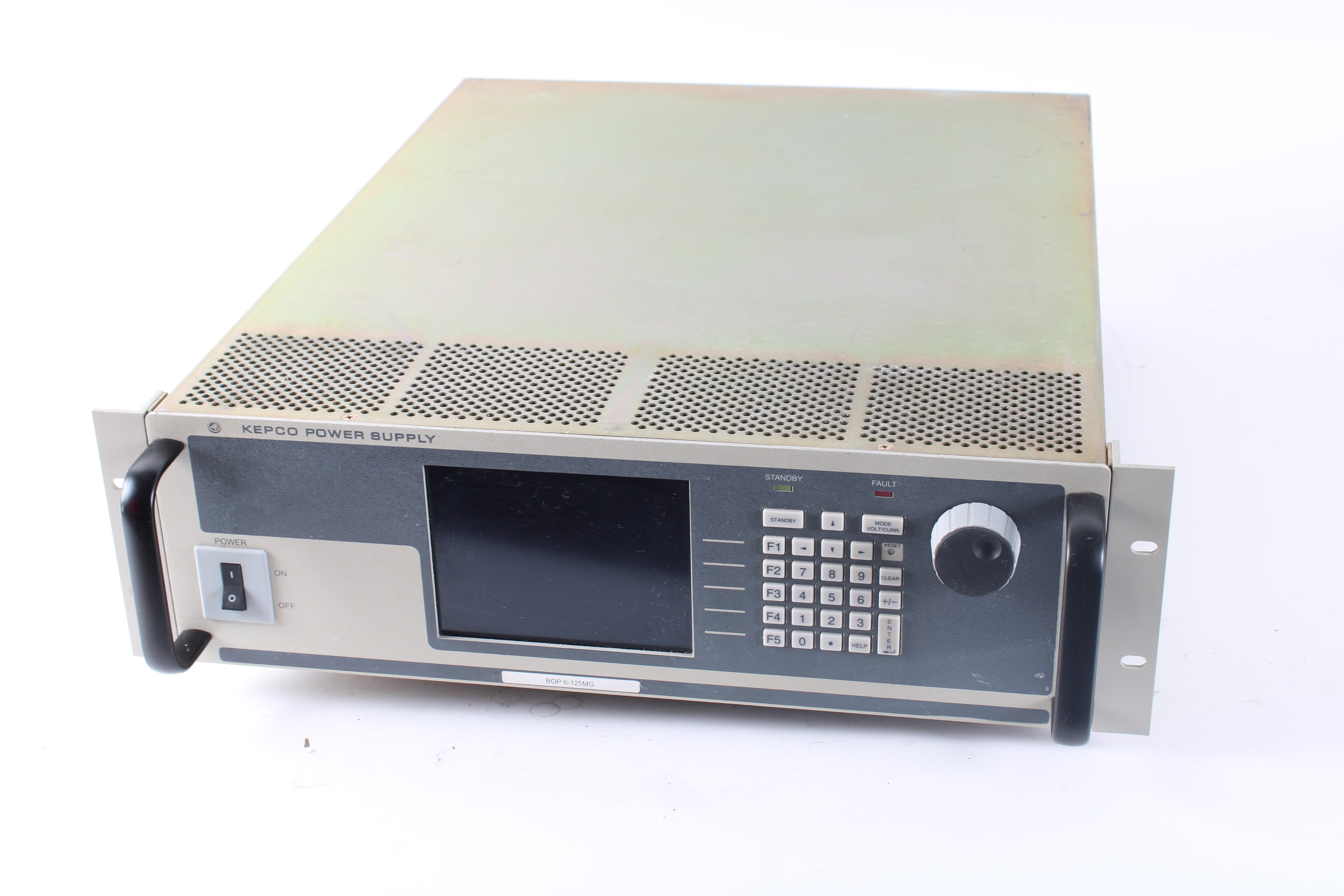 Output Rack Kepco BOP 6-125MG 6VDC 125A Output Rack Mount (AC to DC) Power Supply ...