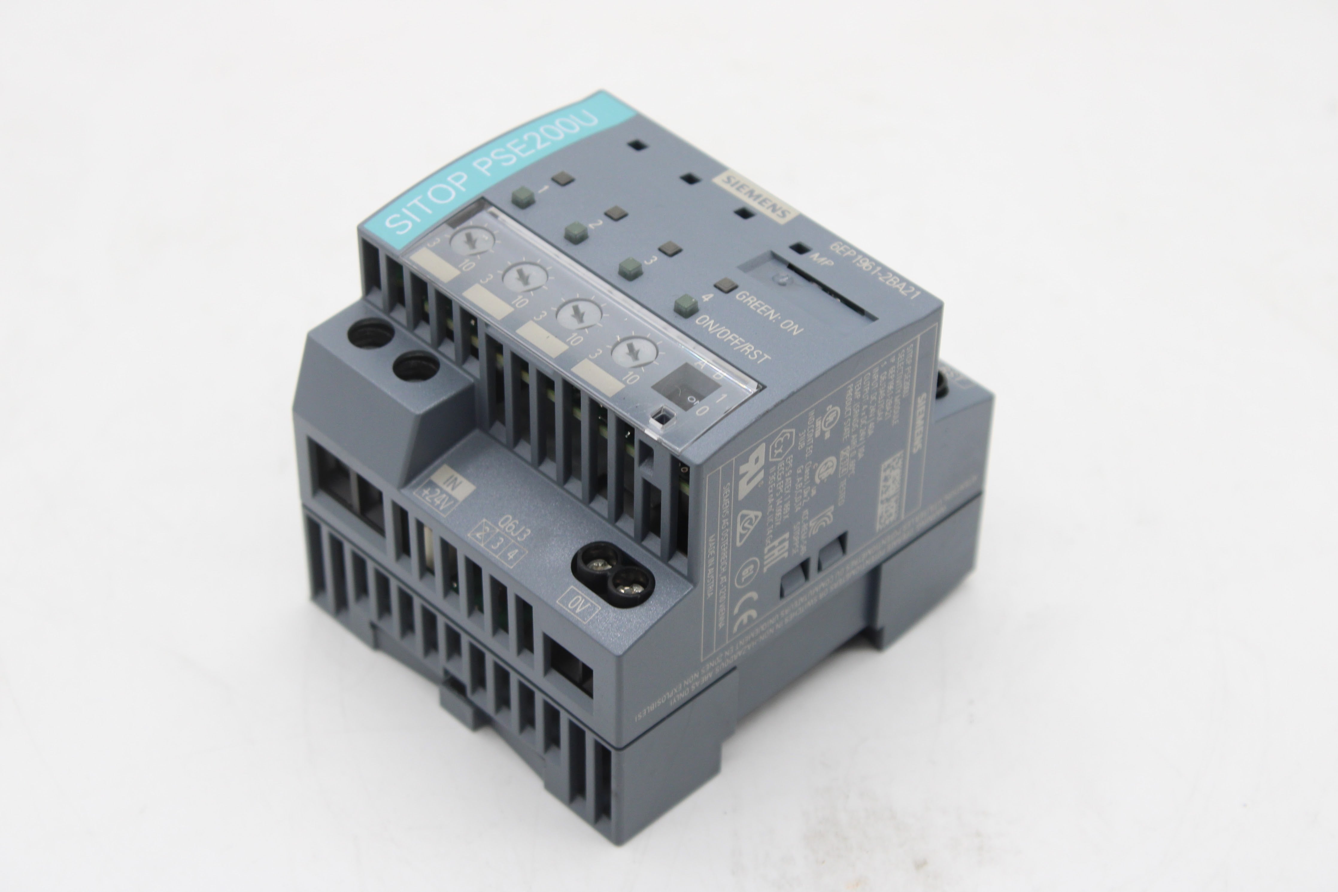 Selectivity Module Reset Siemens 6EP 1961-2BA21 / SITOP PSE200U Selectivity Module – NTC Tech