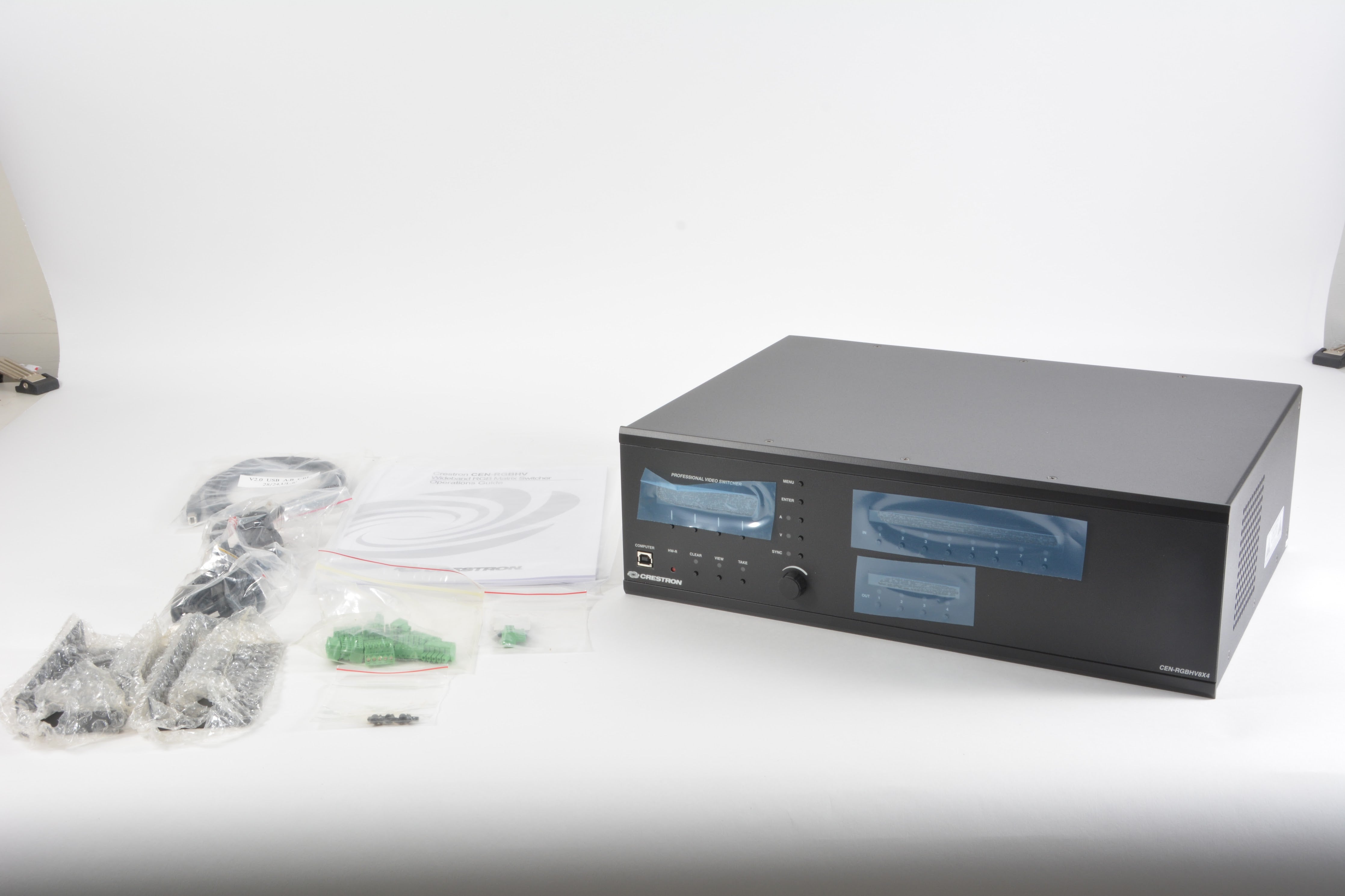 Crestron Matrix Crestron CEN-RGBHV8X4 Wideband RGB Matrix Switcher – NTC Tech