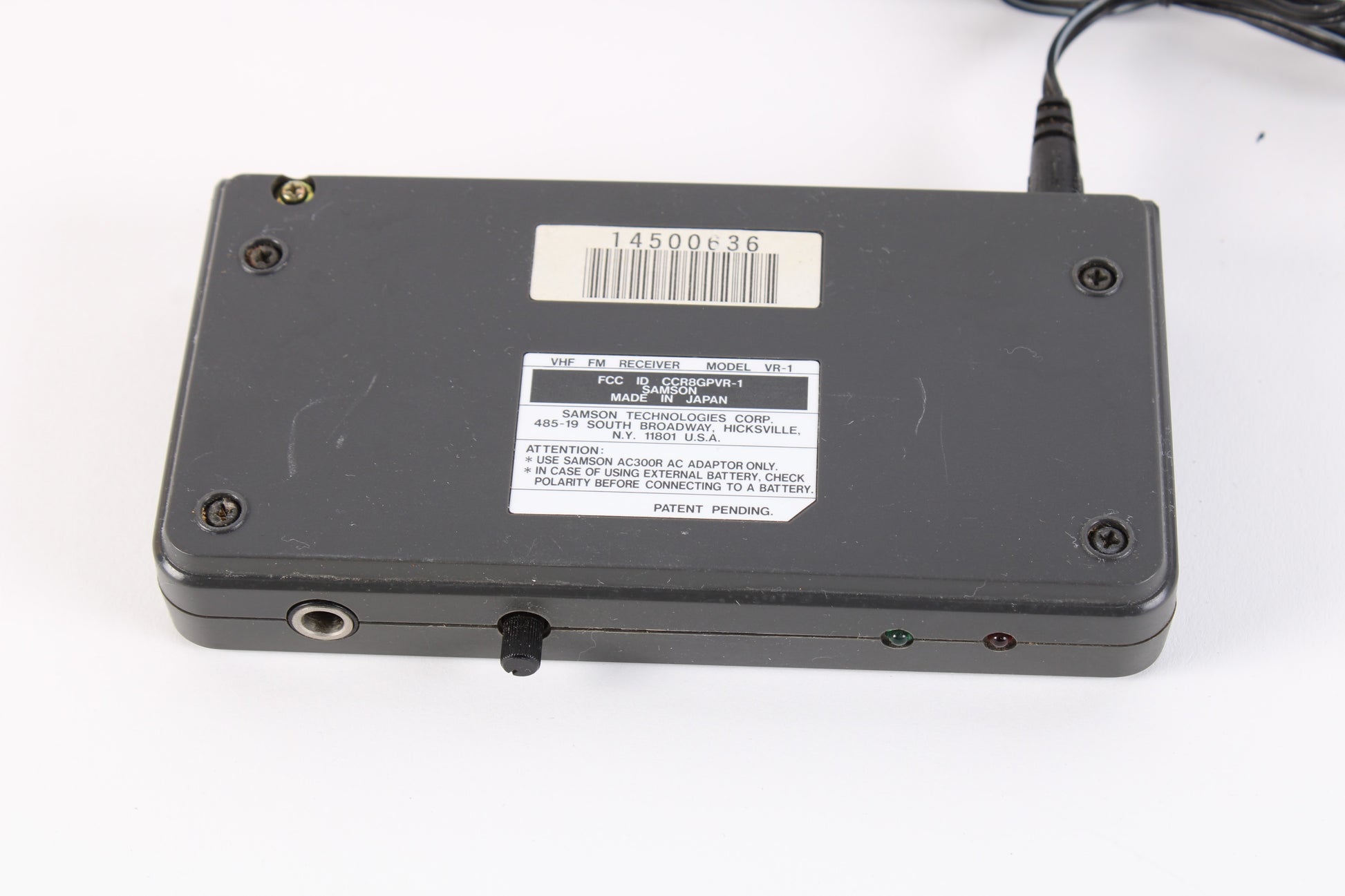 Samson VR-1 VHF FM Receiver With Power Adapter – NTC Tech