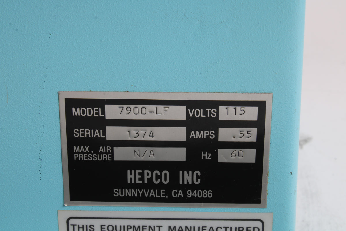 Hepco Machine Hepco 7900-LF Dip Lead Forming Machine .600 - Fair Condition – NTC Tech