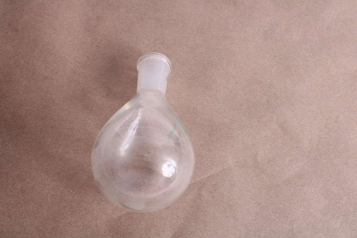 Single Module Flask Chemglass 200mL Single Neck Evaporating Flask, 24/40 Outer Joint, Reco ...