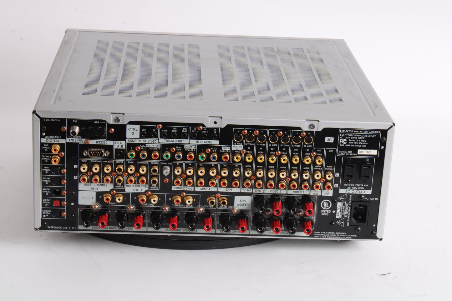 Sony STR-DA5000ES FM Stereo FM/AM Receiver – NTC Tech