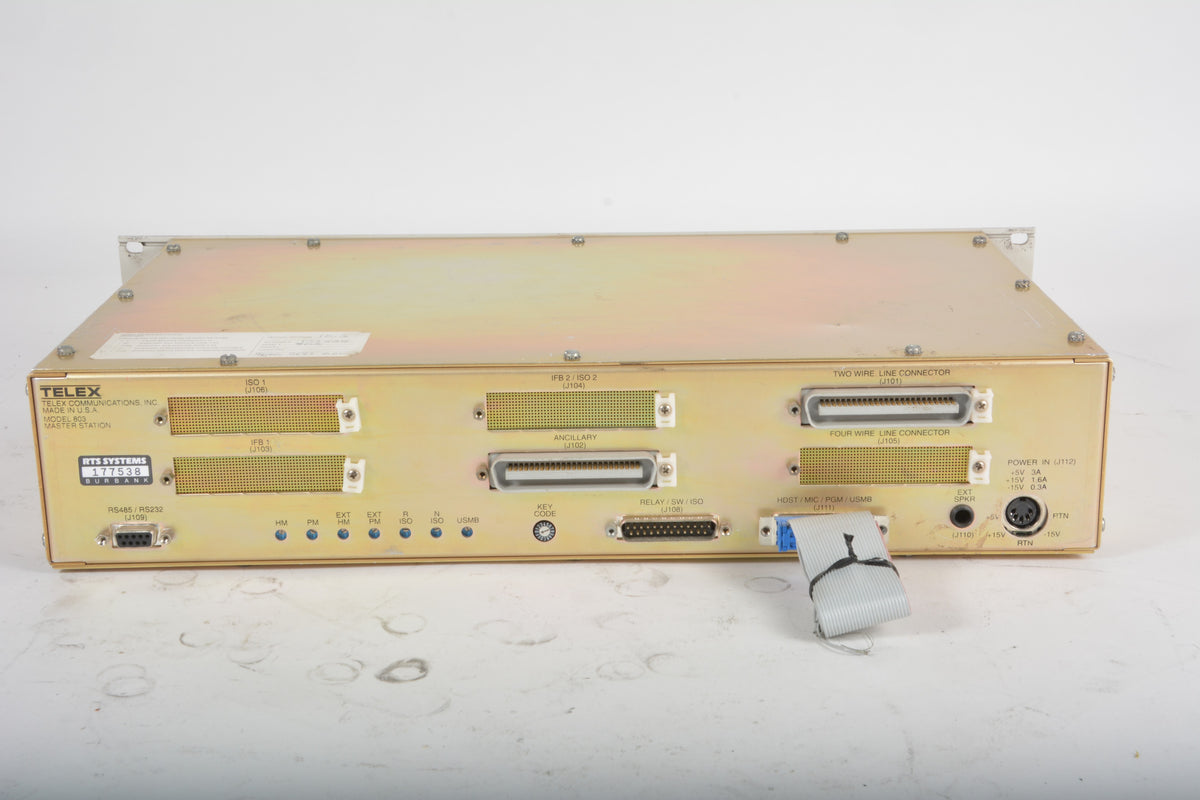 Telex Rts Telex RTS 803 12-Channel Programmable Master Station – NTC Tech