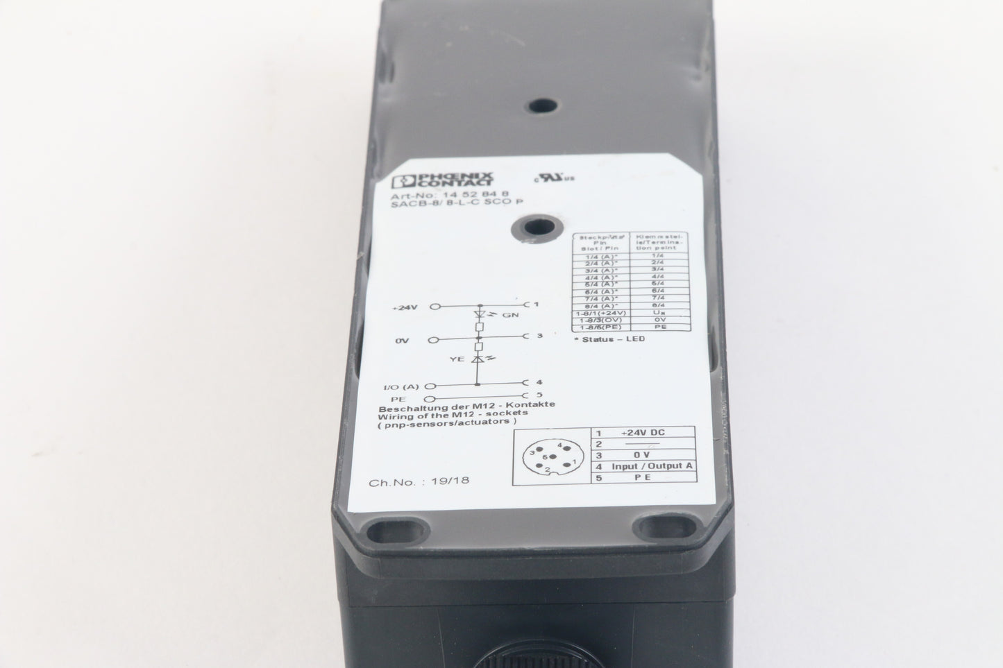 Phoenix Contact SACB-8/8-L-C Sensor/Actuator Box – NTC Tech