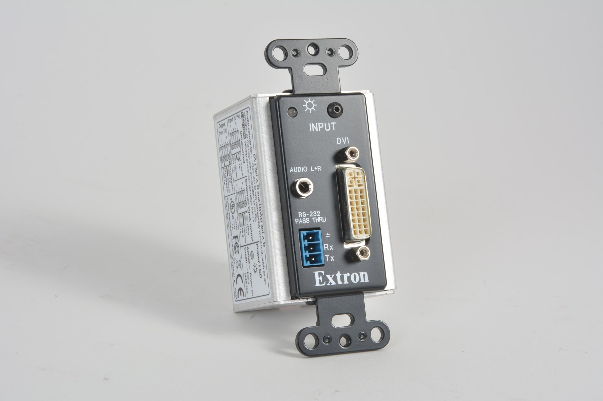 Extron DVI 201 a D Tx BLACK Twisted Pair Extender Cat 5e Transmitter ...