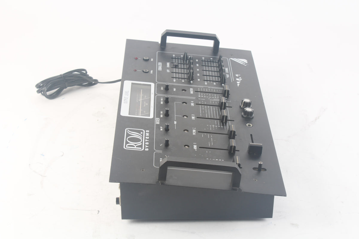 Ross Rave Audio Interface Ross Systems DM-1 Professional Studio DJ Stereo Audio Mixer Console ...