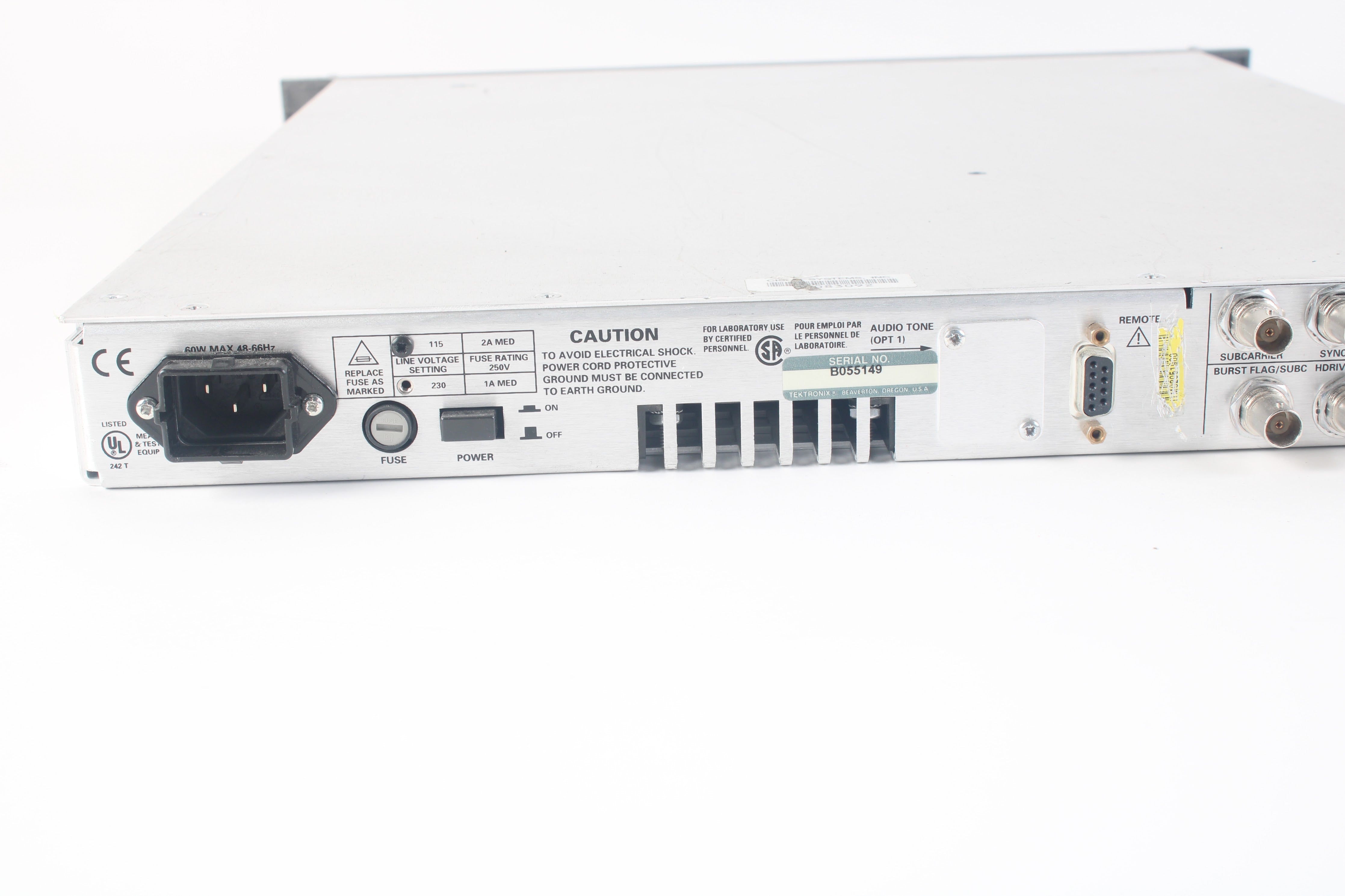 Tektronix TSG-170A NTSCテレビジョンジェネレーター Tektronix TSG-170A Analog NTSC Television Generator – NTC Tech