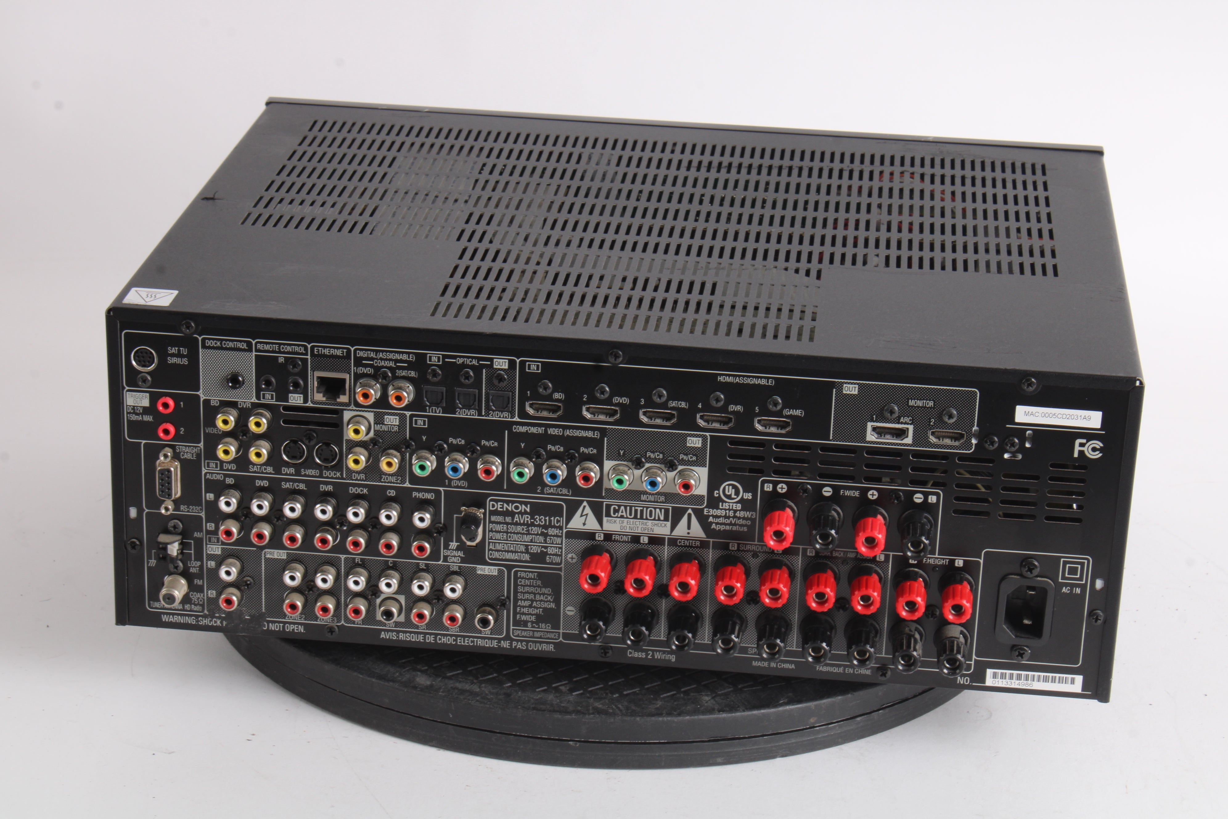 Denon AVR-3311CI AV Home Theater Surround Receiver – NTC Tech