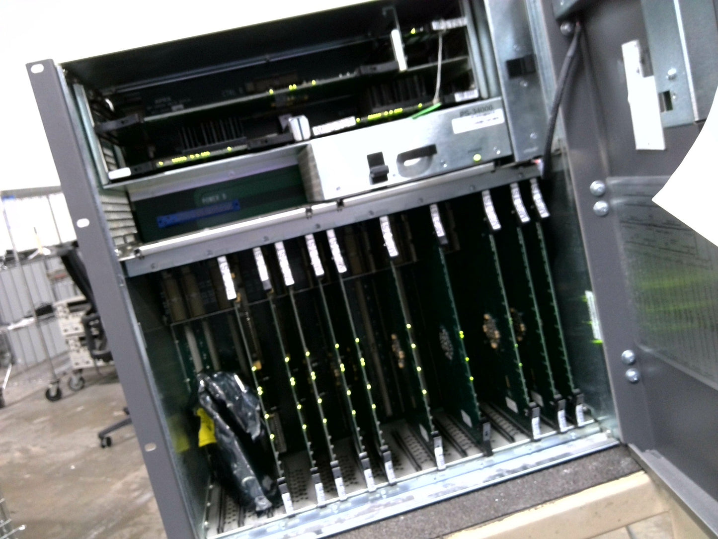 Grass Valley APEX 75 Chassis Digital Audio Router 610102302 W/ Cards I ...