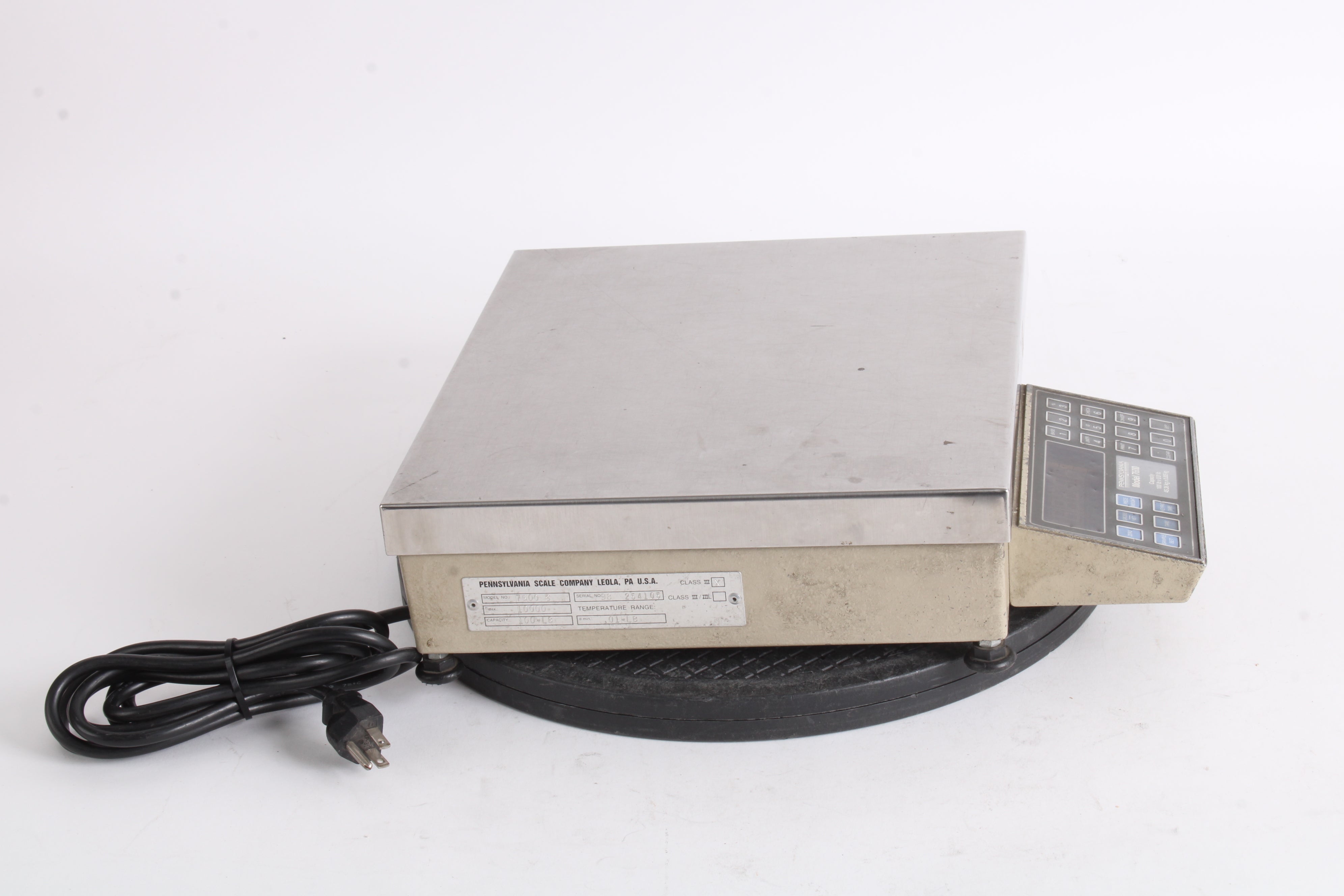 VisionTechShop TVP-60P Legal For Trade Pole Scale – 60lb Capacity, With LP-50 Printer & 12 Rolls Labels