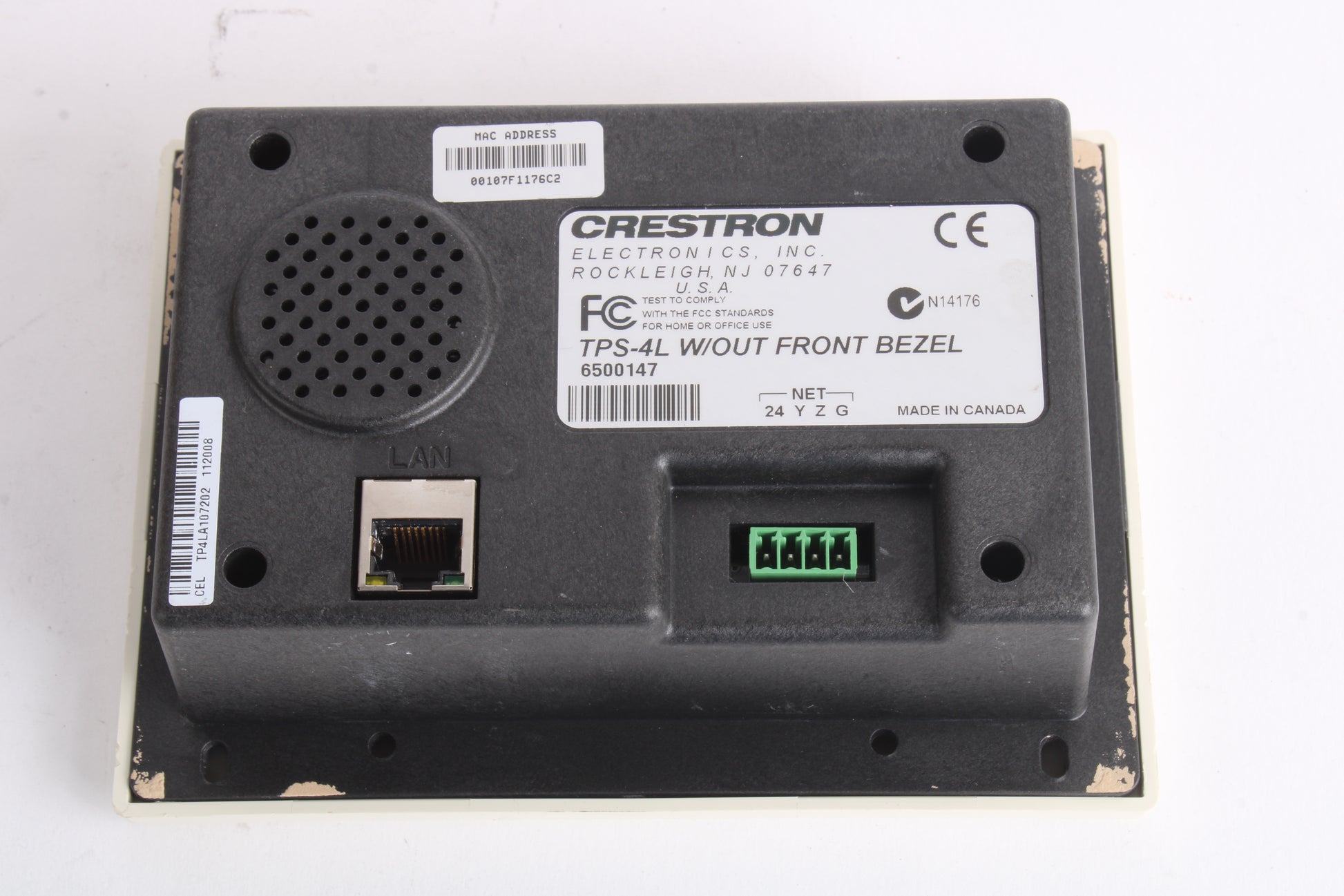 Crestron TPS-4L W/Out Front Bezel 3.6" Wall Mount Touchpanel (Grade B ...