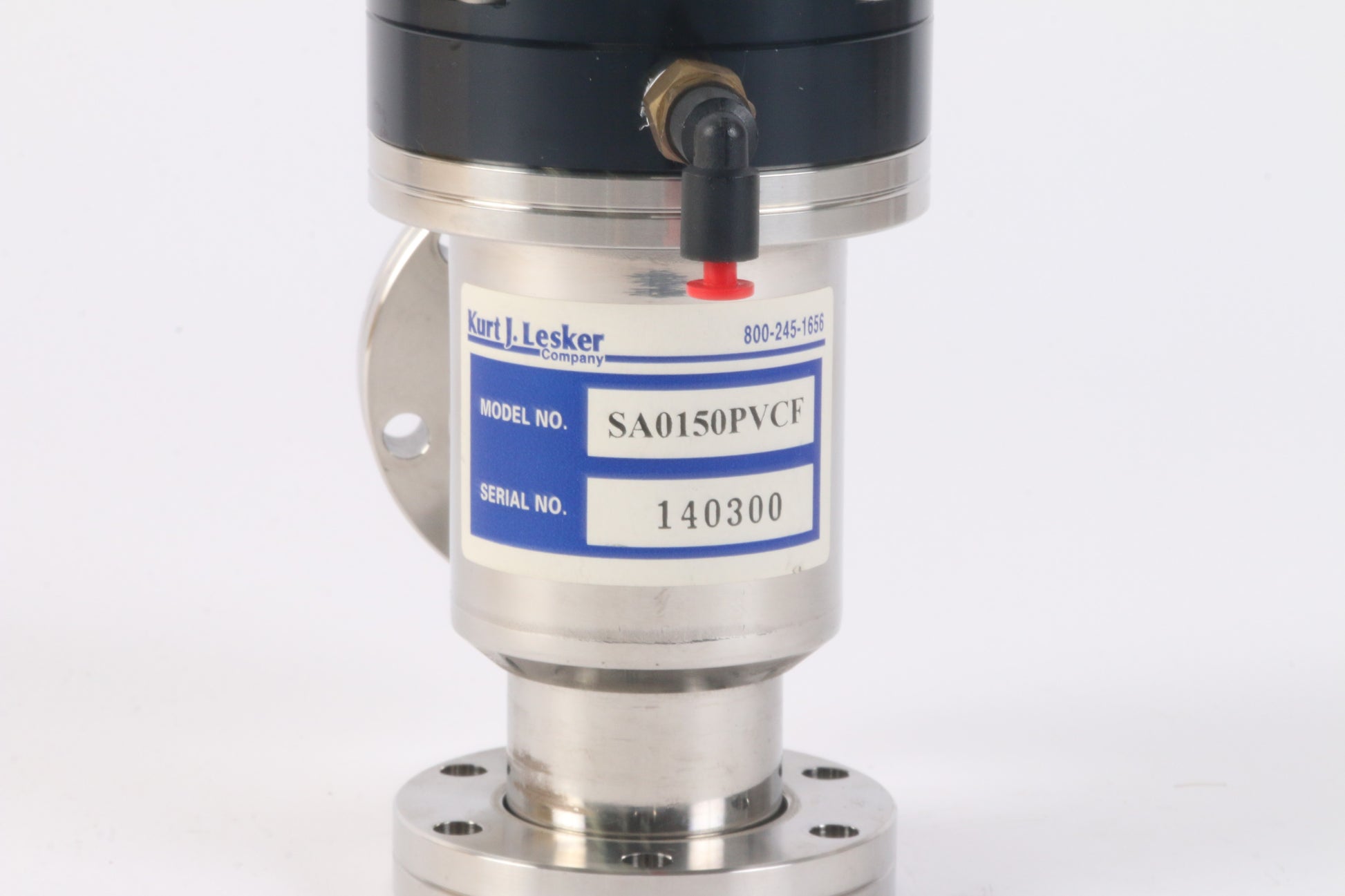 Kurt J Lesker SA0150PVCF Pneumatic Stainless High Vacuum Valve NTC Tech