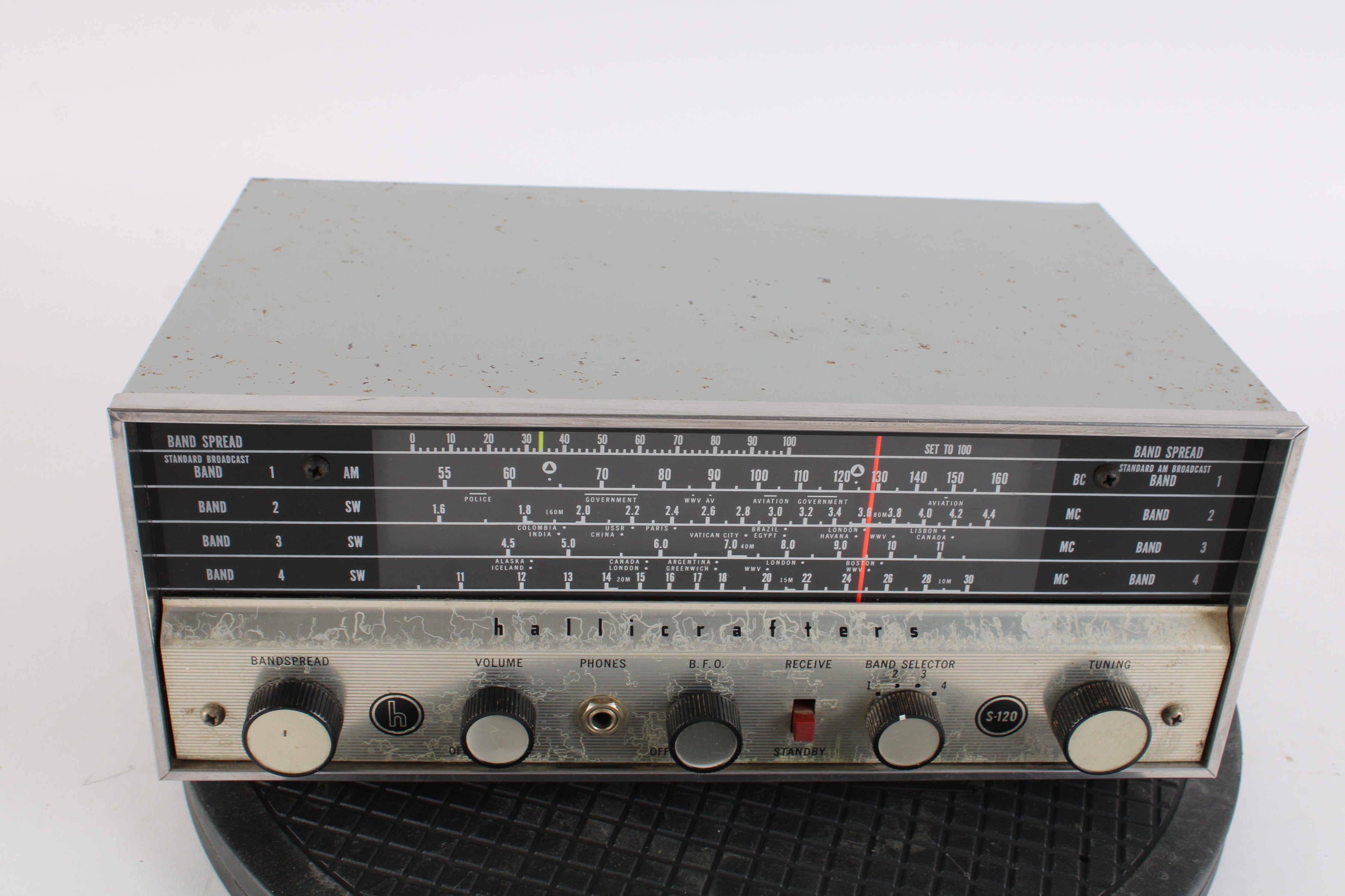 アンプ HALLICRAFTERS s-120 Hallicrafters S-120 radio