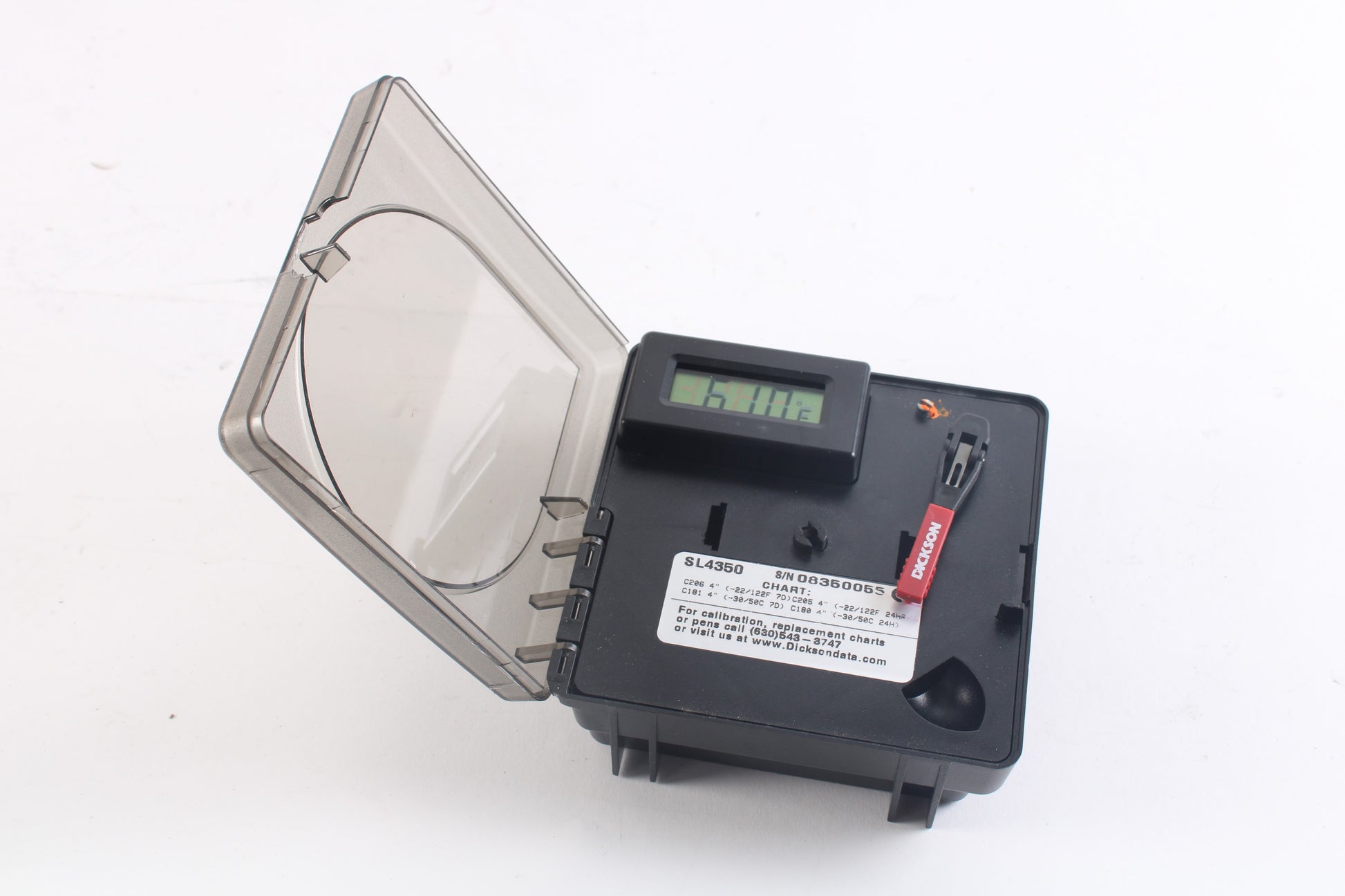 Dickson SL4350 Temperature Chart Recorder W/ Digital Display NTC Tech