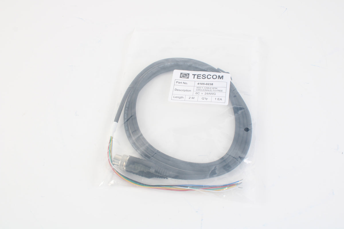 Tescom Cable Tescom 4105-0238 8PIN Cable Circle (Male) to Free - NEW – NTC Tech