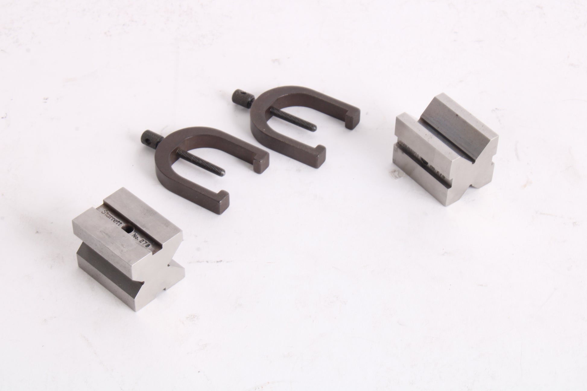 Starrett VBlocks and Clamp Set 278 NTC Tech