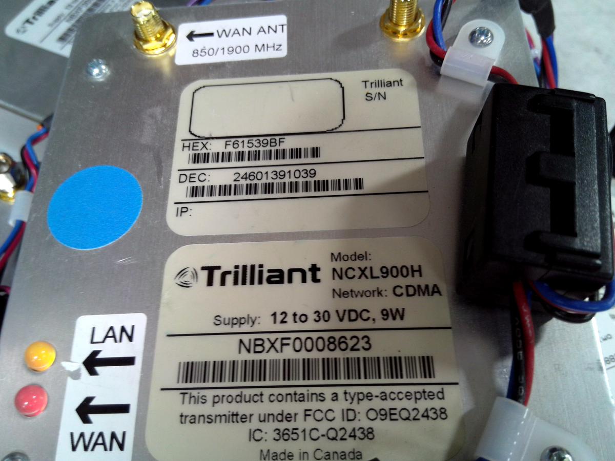 Cdm Tech Trilliant COLL-3000-NOENCL Network Ethernet & NCXL900H Network CDM ...