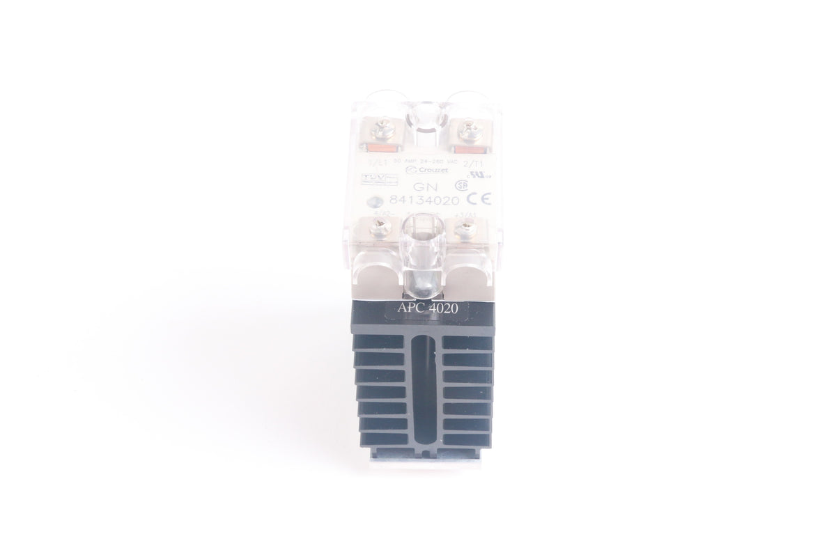 Relè Stato Solido Crouzet GN 84134020 Con Dissipatore APC 4020 – Usato Testato