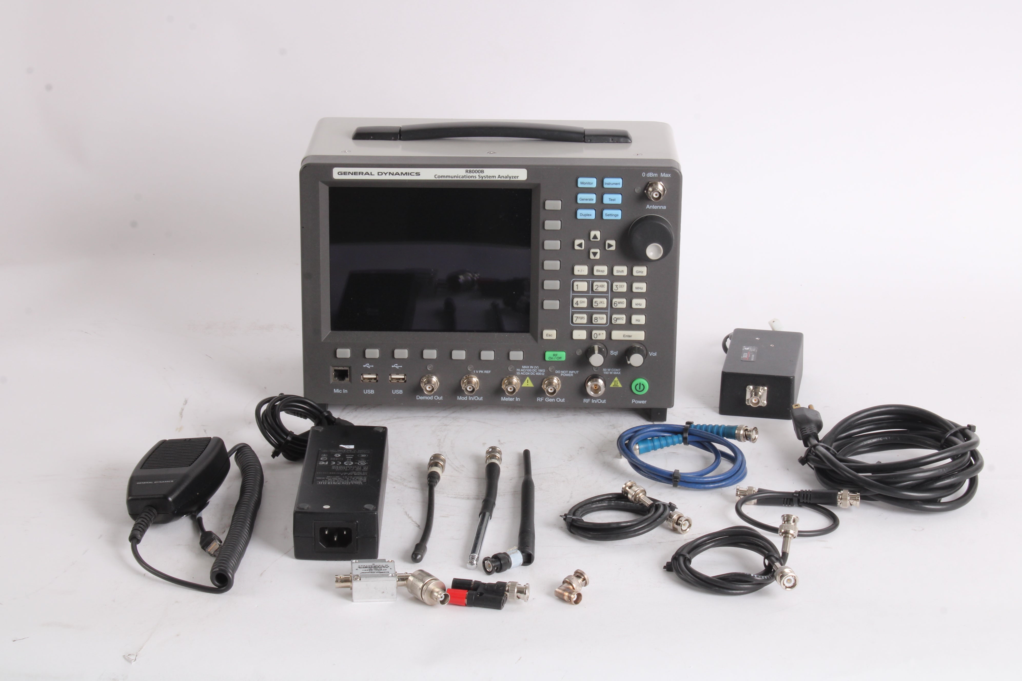 General Dynamics R8000B Communications System Analyzer w/ Accessories ...
