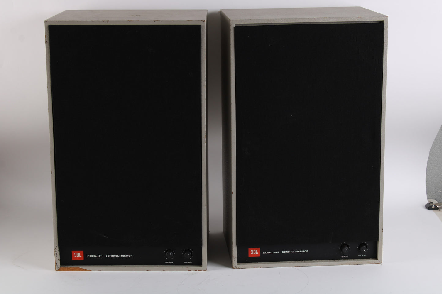 JBL 4311-A Loudspeaker System Pair Vintage Speakers Poor