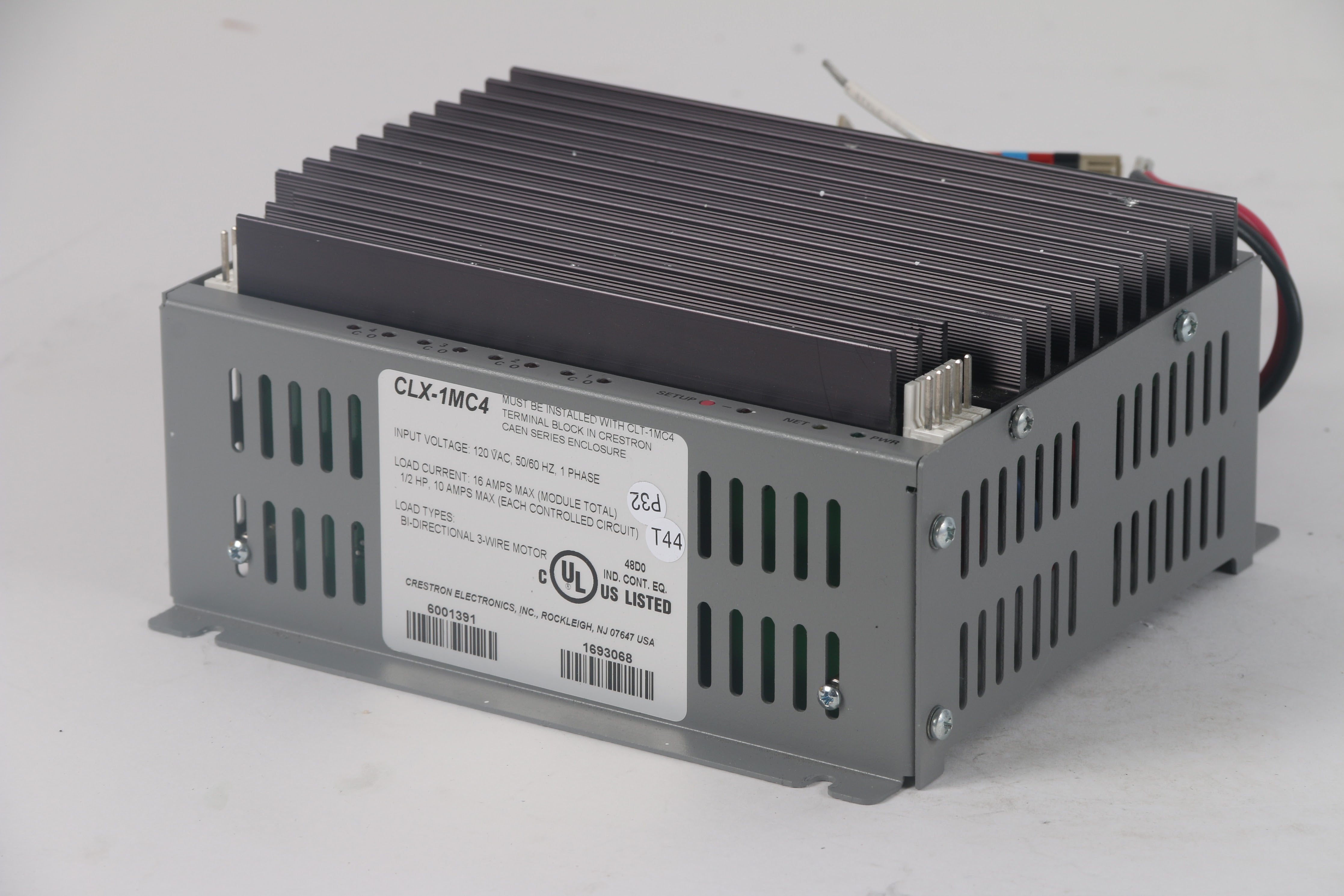 Crestron CLX-1MC4 4 Channel Motor Control Module, 1 Feed, 120V – NTC Tech