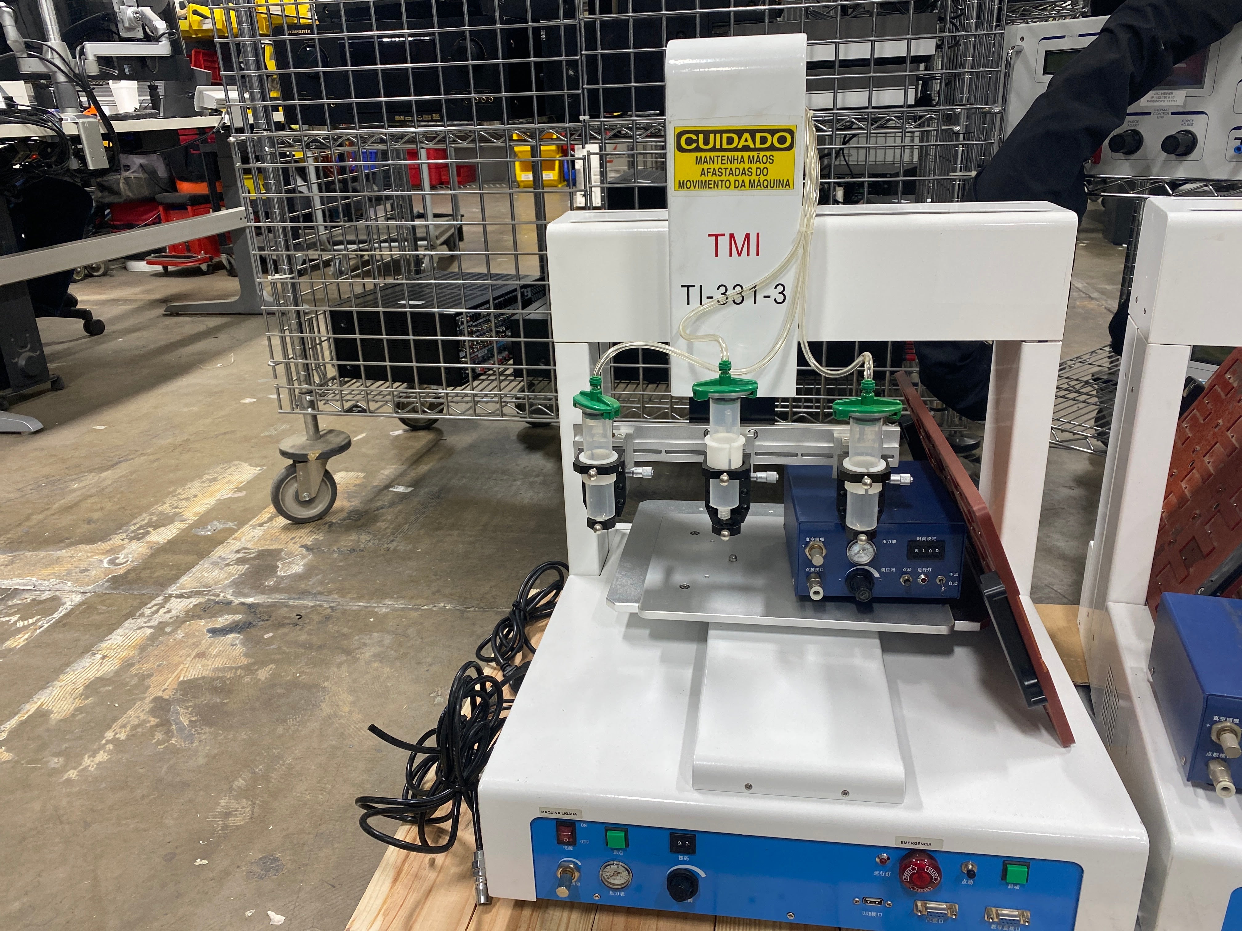 Trimech Measurement Trimech TMI TI-331-3 Robotic 3-Head Fluid Dispenser Dispensing System ...