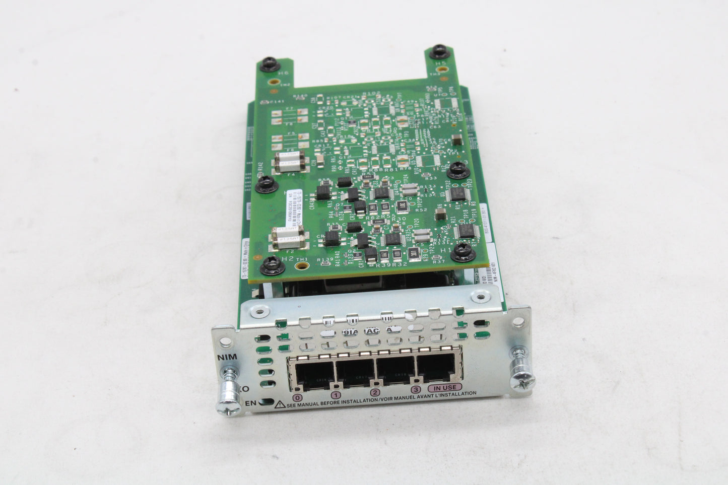 Cisco NIM-4FXO 4 Port Network Interface Module Voice Interface Card 80 ...