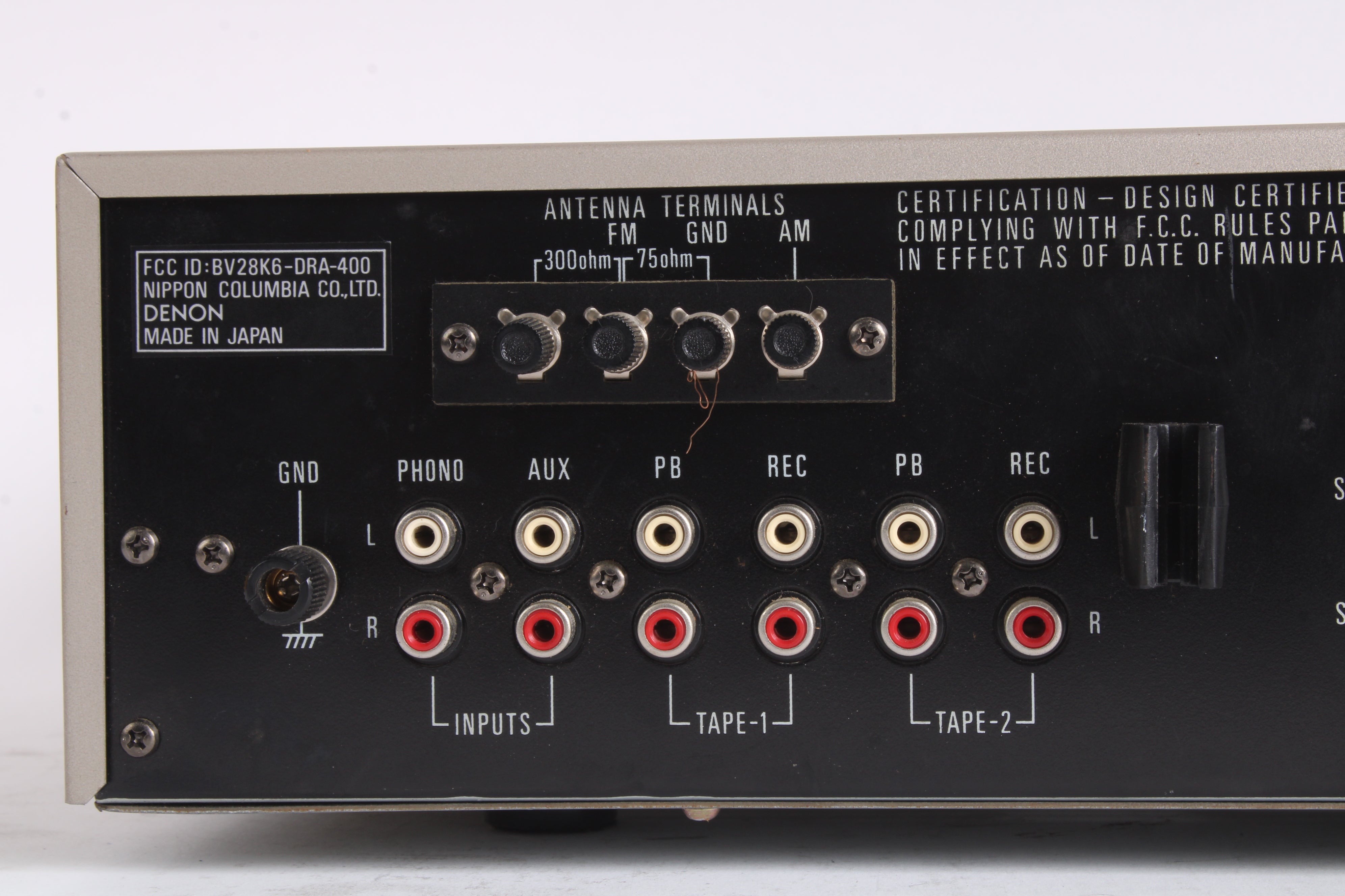 Denon DRA-400 Precision Audio Component Tuner Amp – NTC Tech