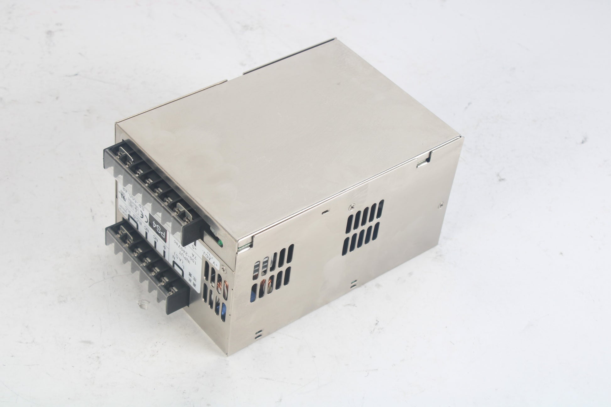 Mean Well SP-500-48 Enclosed AC-DC Power Supply 48V 10A 100-240VAC ...
