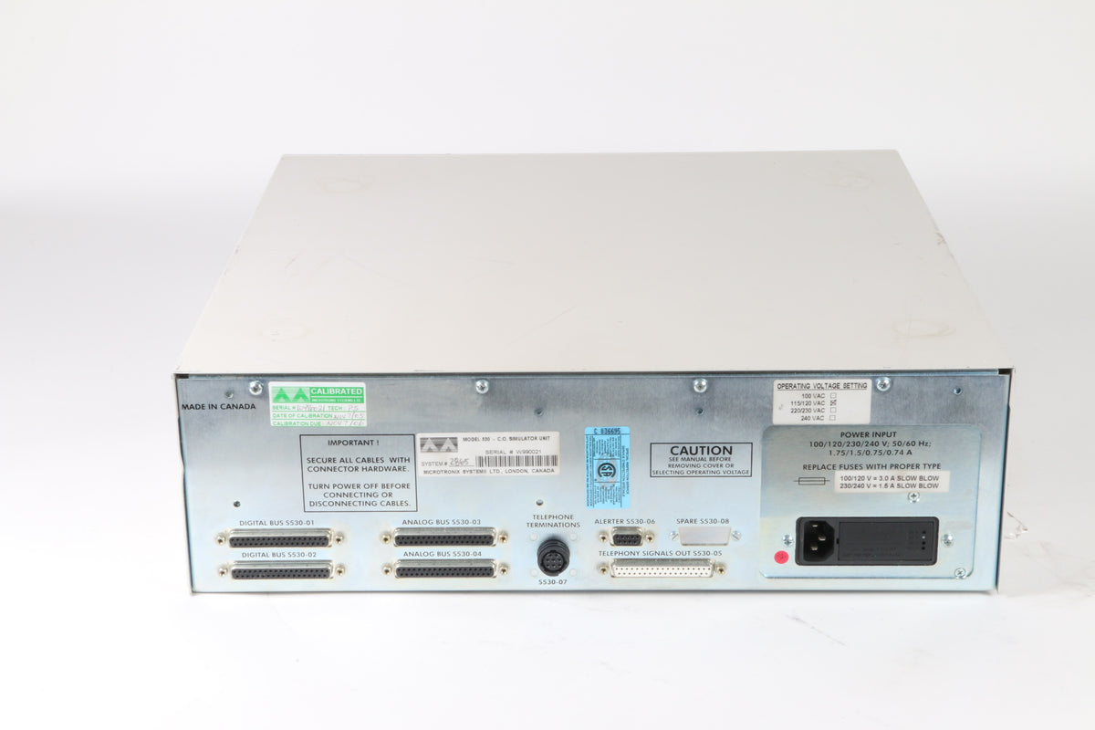Microtronix Microtronix 530 C.O. Simulator System Unit - Tested Working – NTC Tech