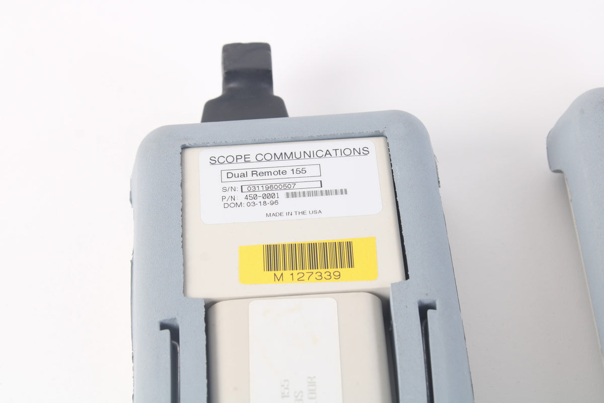 Scope Remote Controls Scope Communications WireScope 155/Dual Remote 155 W/ Accessories - AS ...