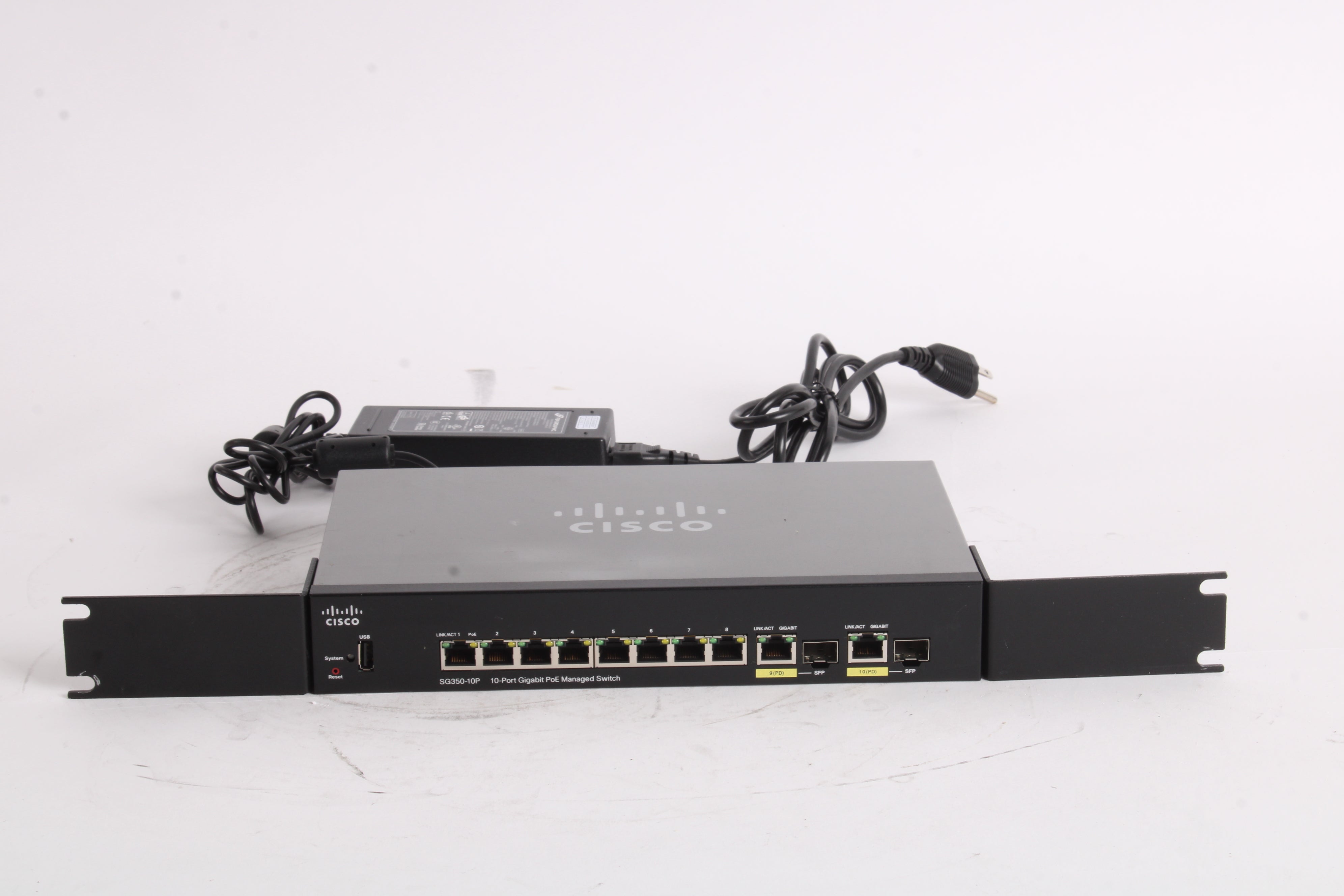Cisco Systems SG350-10P / 10-Port Gigabit PoE Managed Switch W