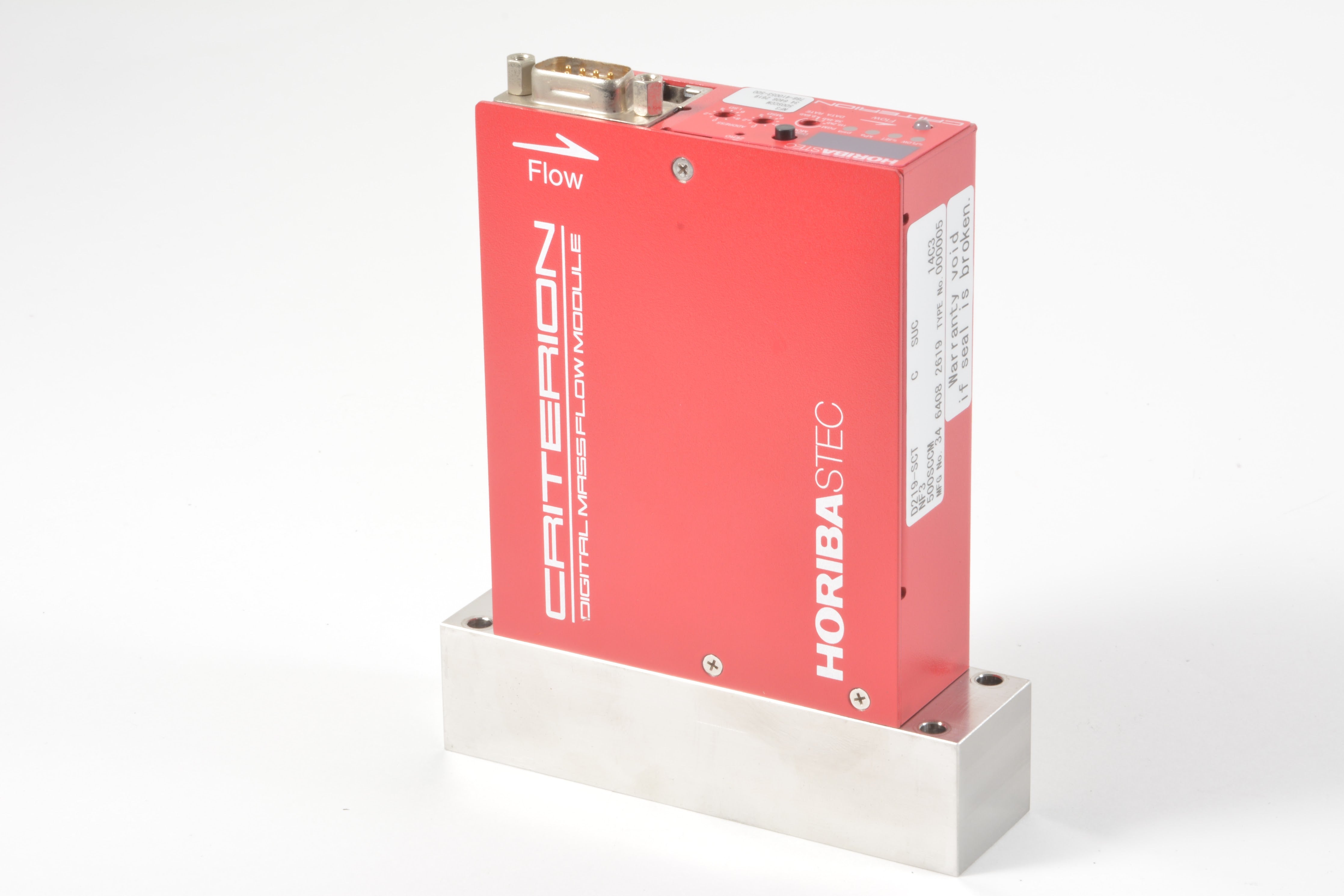 Horiba STEC Criterion D219-SCT Mass Flow Controller NF3 500SCCM Device ...