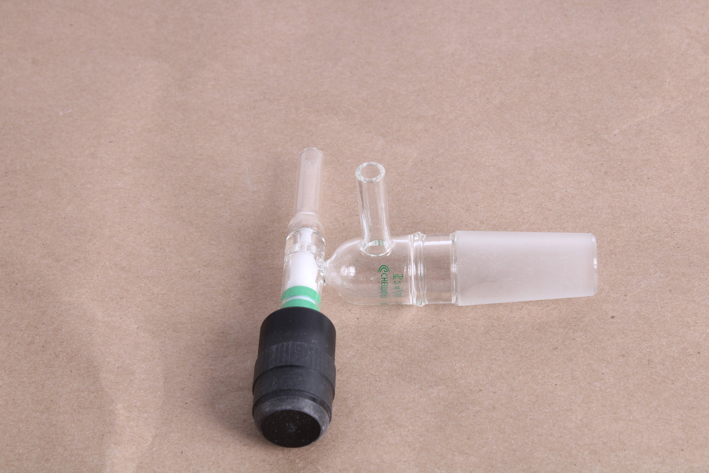 Chemglass Adapter Flow Control Chromatography 24/40 Rodaviss W/ Cap CG ...