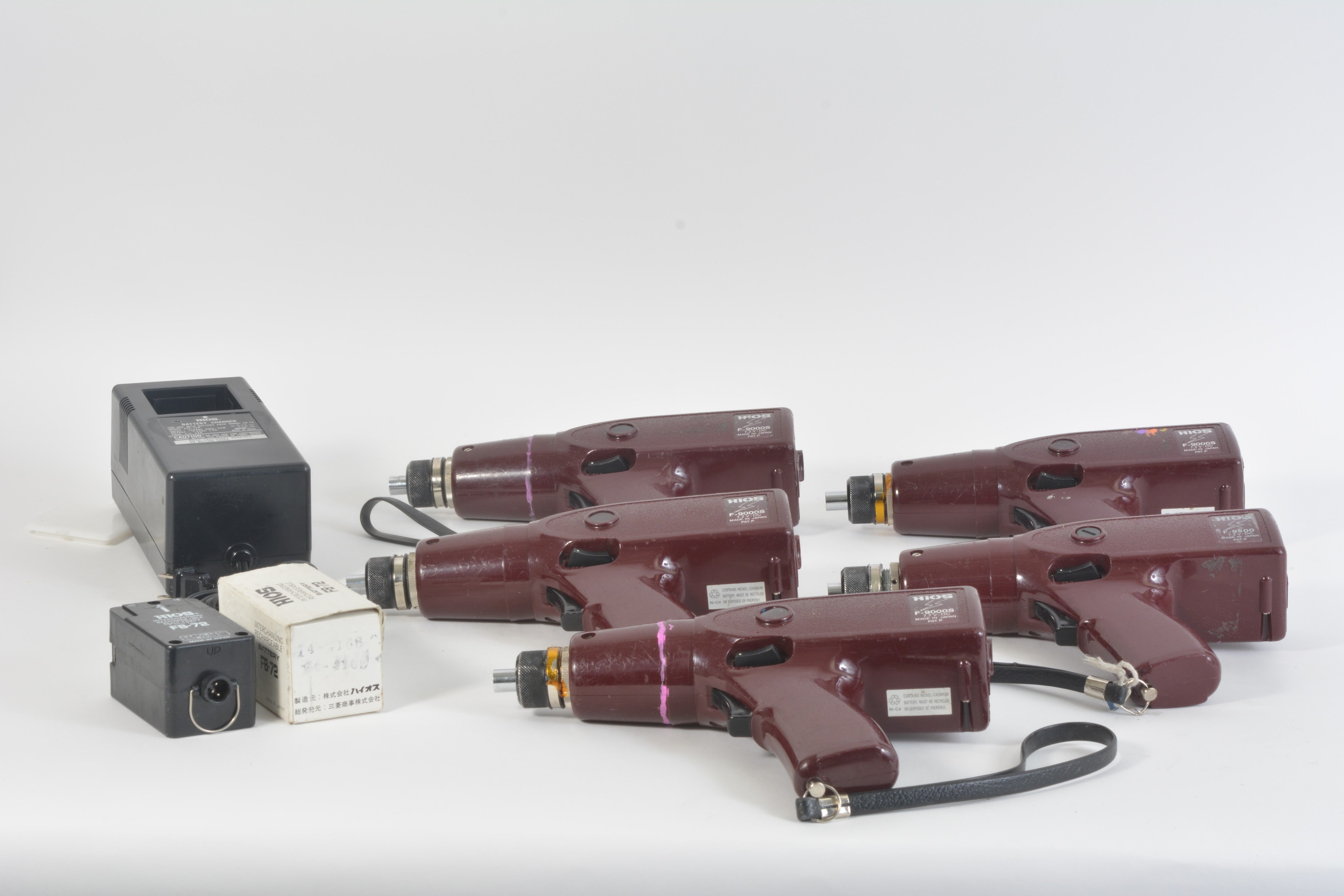 Lot of 5 Hios Torque Controlling Driver Power Electric Screwdriver F-9 ...