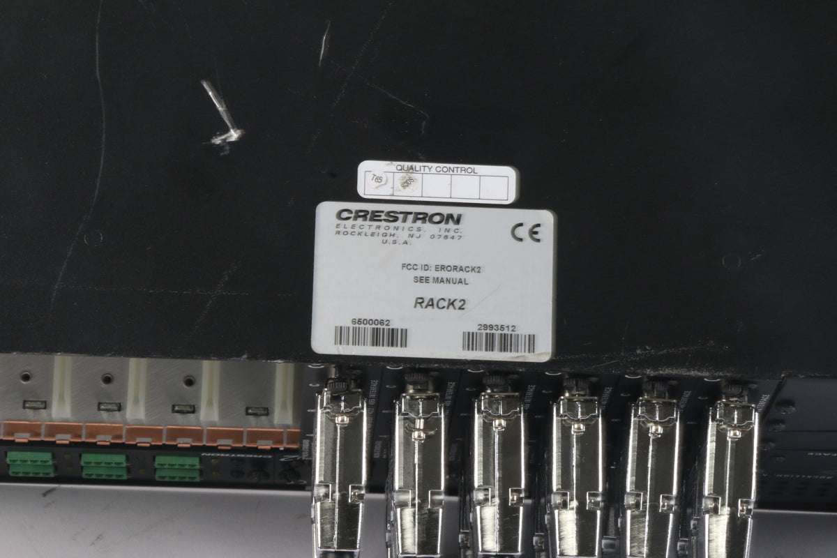 Crestron Rack2 Crestron RACK2 Dual Bus Control System W/ 7x Interface Cards - Good Co ...