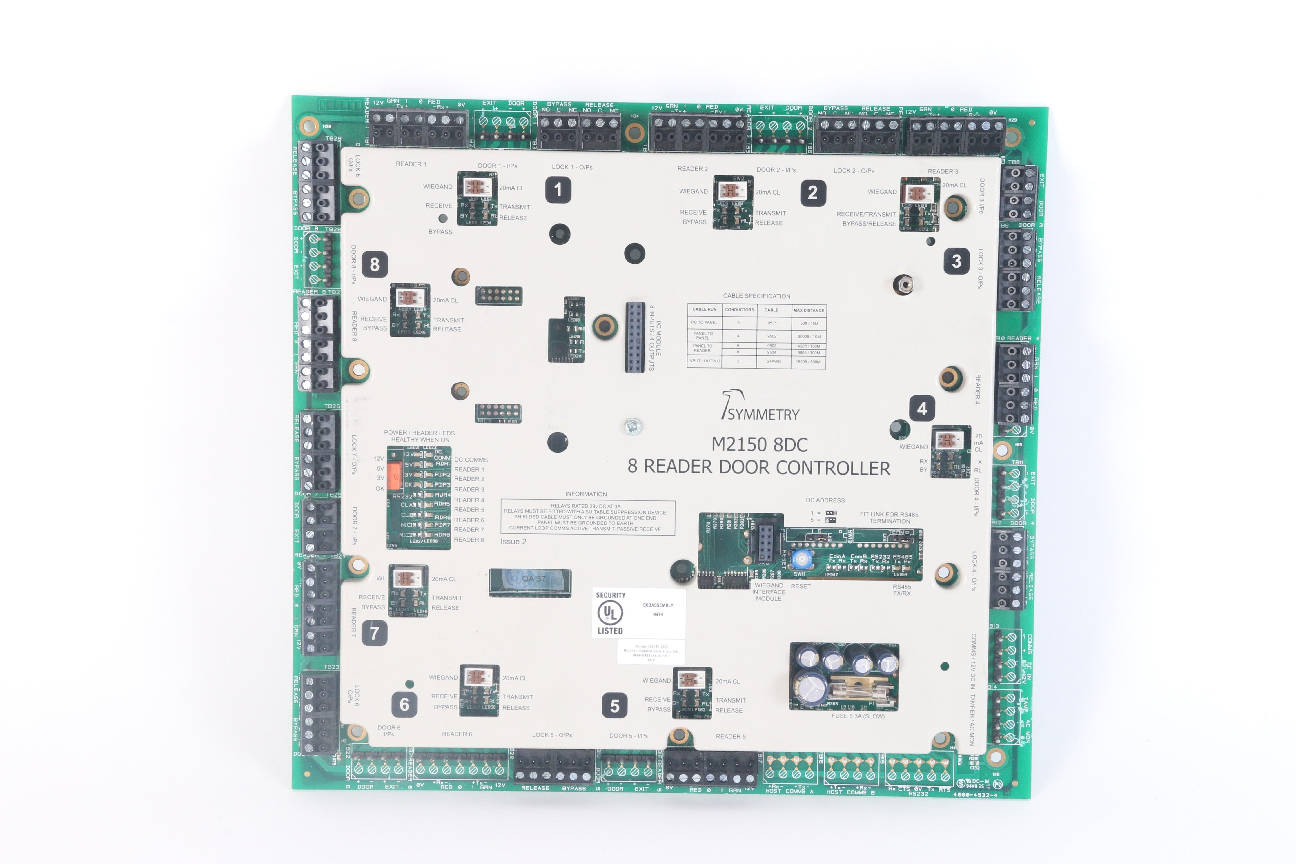 M2150 R232 Module Symmetry M2150 8DC 8 Reader Door Controller - No Module – NTC Tech
