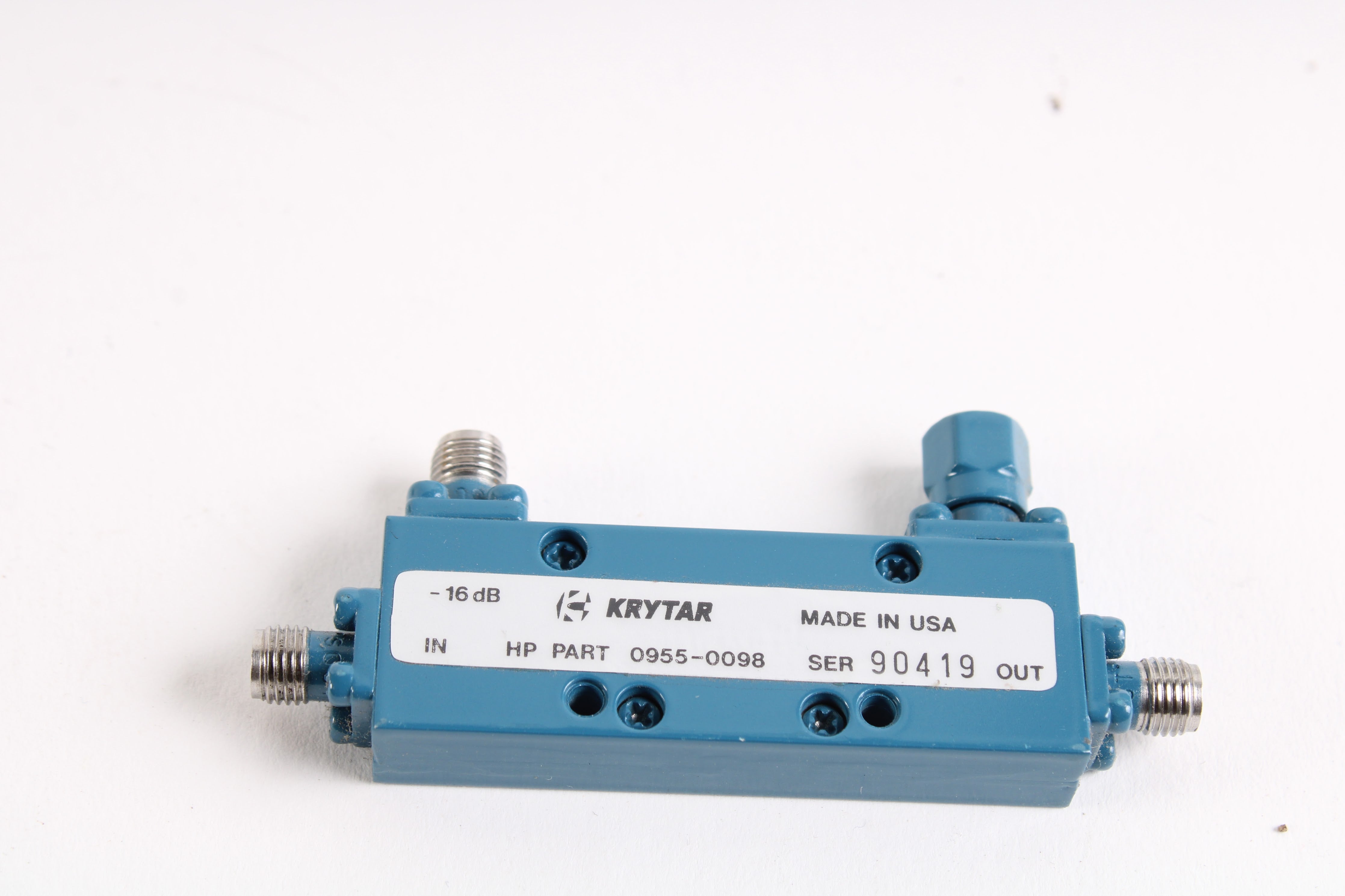 Krytar 0955-0098 Directional Coupler-16dB – NTC Tech