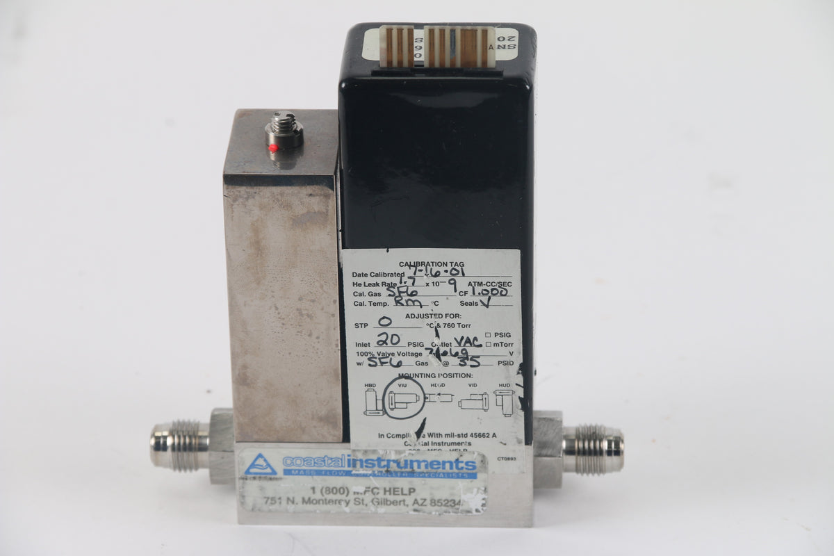 Unit Instruments Unit Instruments UFC-1100A Gas:SF6 200 SCCM Mass Flow Controller – NTC Tech
